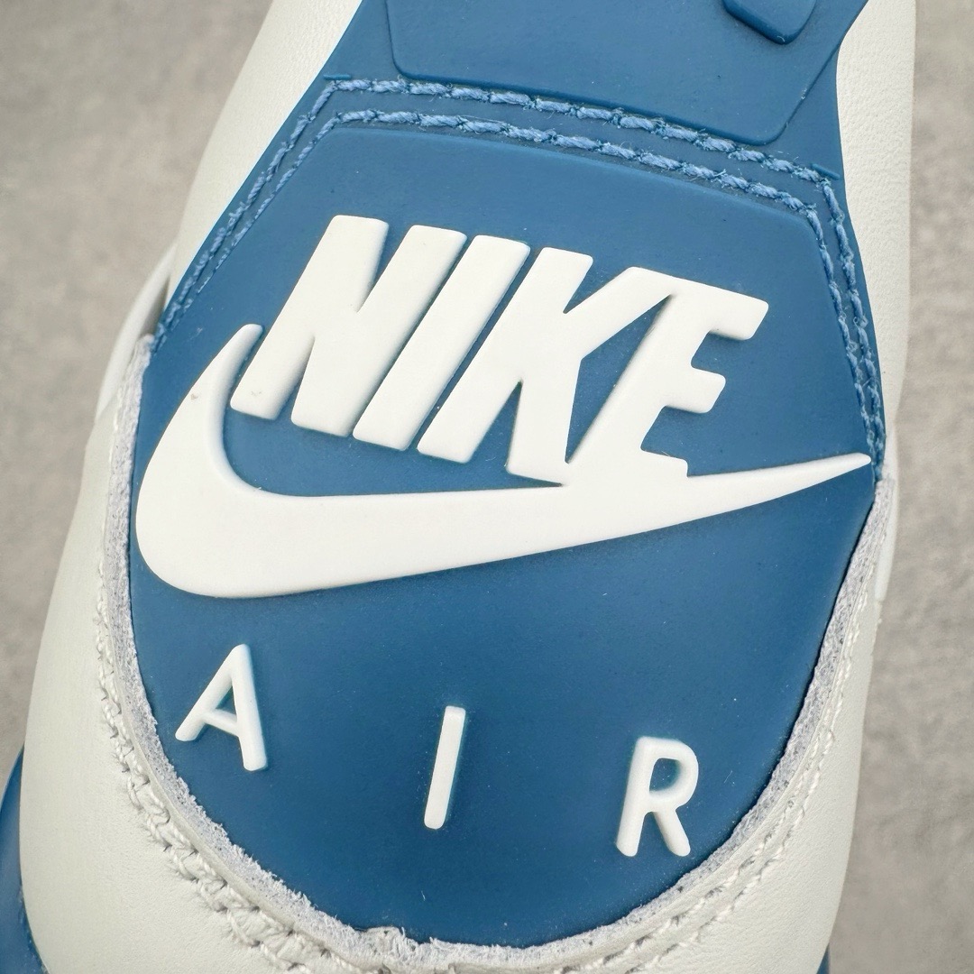 图片[16]-＃Y3纯原福利 Air Jordan AJ4 Retro \\\”Military Blue\\\” 白蓝2024 FV5029-141 市售天花板产物 耗时半年巨作 全套原纸板楦头开发 原厂特供皮料加持 确保原汁原味 完美呈现四代版型 一比一鞋头弧度高度鞋身弧度 数据细节工艺流程均保持原鞋一致 原厂TPU网格鞋带扣 正确内里网布 菱角分明不变形无多余毛边 柔软性质感一致于原鞋 市场唯一原厂鞋扣模具 背面可见隐藏注塑口 原厂织唛标 原厂飞人电绣工艺 尾指中部跳三针 独家绑鞋带手法 印刷中底布 四线拉帮 米色美纹纸贴合固定 进口港宝加持 后跟自然饱满 全鞋荧光划线卡点 追求极致完美 每一双都是工艺品 多重QC质检 超越公司货的品控标准 实实在在的免检产品 尺码对应库存明细‼️-选品中心