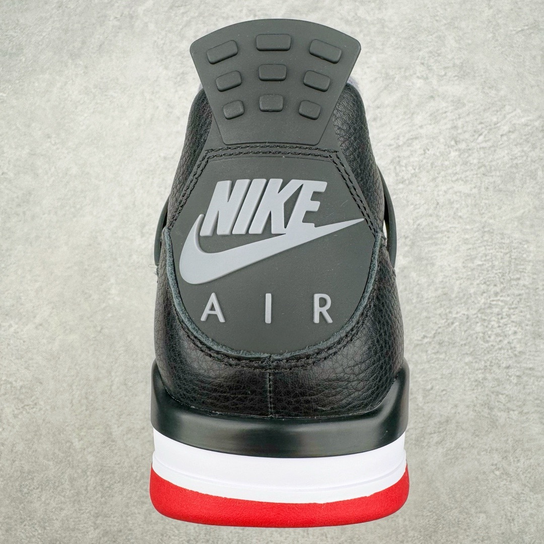图片[8]-＃Y3纯原福利 Air Jordan AJ4 \\\”Bred Reimagined\\\” 黑红2024 FV5029-006 市售天花板产物 耗时半年巨作 全套原纸板楦头开发 原厂特供皮料加持 确保原汁原味 完美呈现四代版型 一比一鞋头弧度高度鞋身弧度 数据细节工艺流程均保持原鞋一致 原厂TPU网格鞋带扣 正确内里网布 菱角分明不变形无多余毛边 柔软性质感一致于原鞋 市场唯一原厂鞋扣模具 背面可见隐藏注塑口 原厂织唛标 原厂飞人电绣工艺 尾指中部跳三针 独家绑鞋带手法 印刷中底布 四线拉帮 米色美纹纸贴合固定 进口港宝加持 后跟自然饱满 全鞋荧光划线卡点 追求极致完美 每一双都是工艺品 多重QC质检 超越公司货的品控标准 实实在在的免检产品 尺码对应库存明细‼️-选品中心