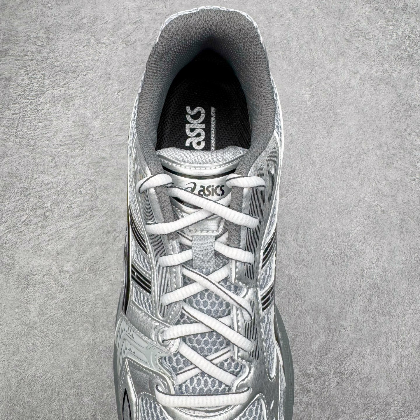 图片[5]-＃ZC总裁 Asics Gel-Kayano K14 亚瑟士系列复古舒适织物合成革减震防滑耐磨低帮休闲跑步鞋 市场顶级版本 原装纸板楦头开发 独家私模五层组合大底 原厂定制缓震硅胶加持 原盒原配 官方四联吊牌 一比一同步原鞋工艺和用料 鞋面原厂“三明治”多层网布 区别其他同价版本 鞋垫采用原厂OrthoLite欧索莱材质 非普通海玻璃鞋垫 后跟一样采用了GEL缓震胶 整体系列设计非常的科技感 锻炼跑步的同时让你一样时尚百搭 尺码：36 37 37.5 38 39 39.5 40 40.5 41.5 42 42.5 43.5 44 44.5 45 46-选品中心