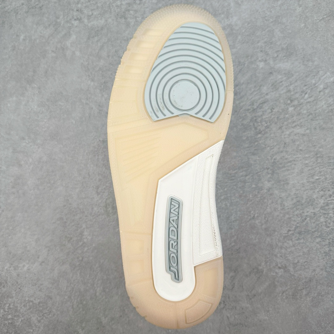 图片[8]-＃PK纯原福利 Air Jordan AJ3 Craft \\\”Ivory\\\” 象牙白 货号：FJ9479-100 目前市场最推荐的产品 市场唯一正确批次 操刀耗时半年巨作 超合理的单价 拒绝高利润 全套原纸板楦头开发 原厂大底磨具加持立体防滑纹理 原装可视Air Sole气垫 原汁原味最完美的三代版型 唯一正确鞋头趴度弧度高度鞋身腰线 原厂TPU彩虹扎染后跟饰片 正确内里反口里网布 皮料菱角分明不变形无多余毛边 广东原厂zp同批次手工大底描漆拉丝 市场唯一原厂鞋扣模具 原厂织唛标 原厂飞人电绣工艺 尾指中部跳三针 独家绑鞋带手法 印刷中底布 四线拉帮 米色美纹纸贴合固定 进口港宝加持 后跟自然饱满 全鞋荧光划线卡点 追求极致完美 每一双都是工艺品 多重QC质检 超越公司货的品控标准 实实在在的免检产品 尺码：40 40.5 41 42 42.5 43 44 44.5 45 46 47.5 48.5-选品中心