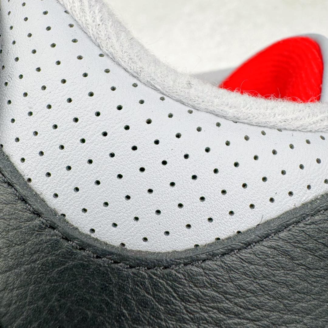 图片[20]-＃PK纯原福利 Air Jordan AJ3 Retro 复刻黑水泥 DN3707-010 目前市场最推荐的产品 市场唯一正确批次 操刀耗时半年巨作 超合理的单价 拒绝高利润 全套原纸板楦头开发 原厂大底磨具加持立体防滑纹理 原装可视Air Sole气垫 原汁原味最完美的三代版型 唯一正确鞋头趴度弧度高度鞋身腰线 原厂TPU彩虹扎染后跟饰片 正确内里反口里网布 皮料菱角分明不变形无多余毛边 广东原厂zp同批次手工大底描漆拉丝 市场唯一原厂鞋扣模具 原厂织唛标 原厂飞人电绣工艺 尾指中部跳三针 独家绑鞋带手法 印刷中底布 四线拉帮 米色美纹纸贴合固定 进口港宝加持 后跟自然饱满 全鞋荧光划线卡点 追求极致完美 每一双都是工艺品 多重QC质检 超越公司货的品控标准 实实在在的免检产品 尺码：40 40.5 41 42 42.5 43 44 44.5 45 46 47.5 48.5-选品中心
