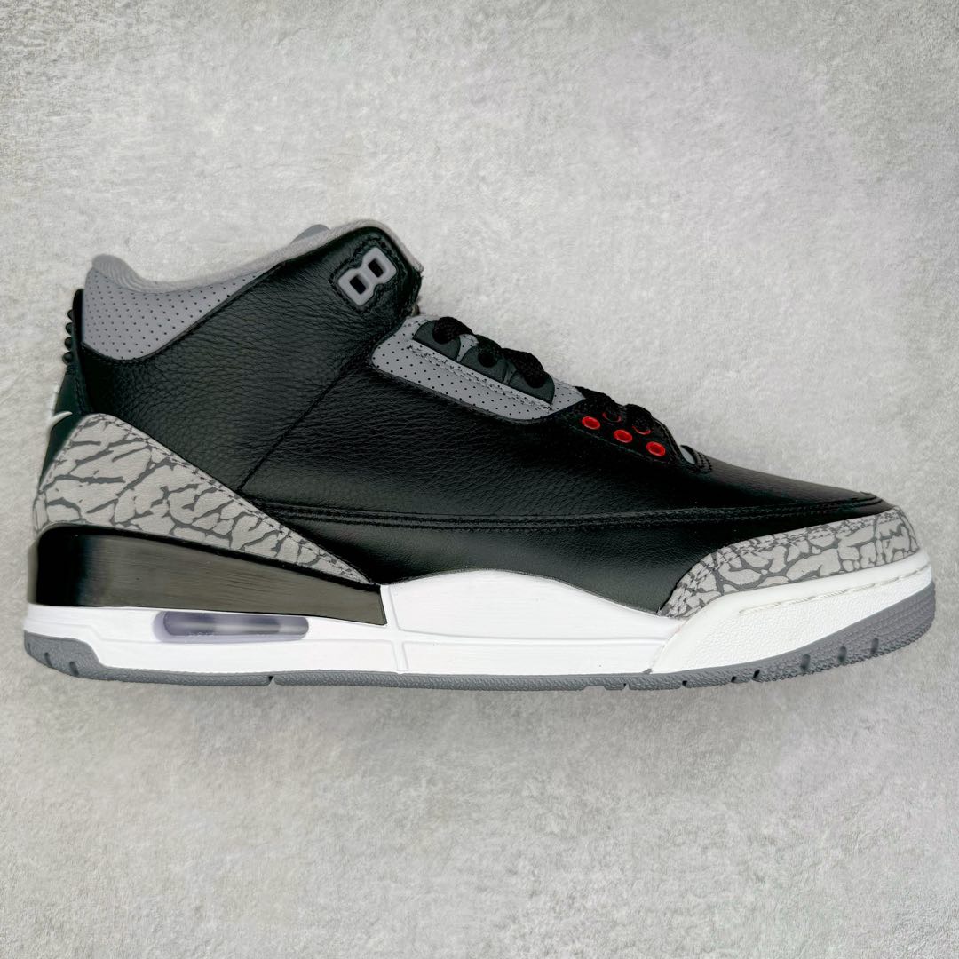 ＃PK纯原福利 Air Jordan AJ3 Retro 复刻黑水泥 DN3707-010 目前市场最推荐的产品 市场唯一正确批次 操刀耗时半年巨作 超合理的单价 拒绝高利润 全套原纸板楦头开发 原厂大底磨具加持立体防滑纹理 原装可视Air Sole气垫 原汁原味最完美的三代版型 唯一正确鞋头趴度弧度高度鞋身腰线 原厂TPU彩虹扎染后跟饰片 正确内里反口里网布 皮料菱角分明不变形无多余毛边 广东原厂zp同批次手工大底描漆拉丝 市场唯一原厂鞋扣模具 原厂织唛标 原厂飞人电绣工艺 尾指中部跳三针 独家绑鞋带手法 印刷中底布 四线拉帮 米色美纹纸贴合固定 进口港宝加持 后跟自然饱满 全鞋荧光划线卡点 追求极致完美 每一双都是工艺品 多重QC质检 超越公司货的品控标准 实实在在的免检产品 尺码：40 40.5 41 42 42.5 43 44 44.5 45 46 47.5 48.5-选品中心