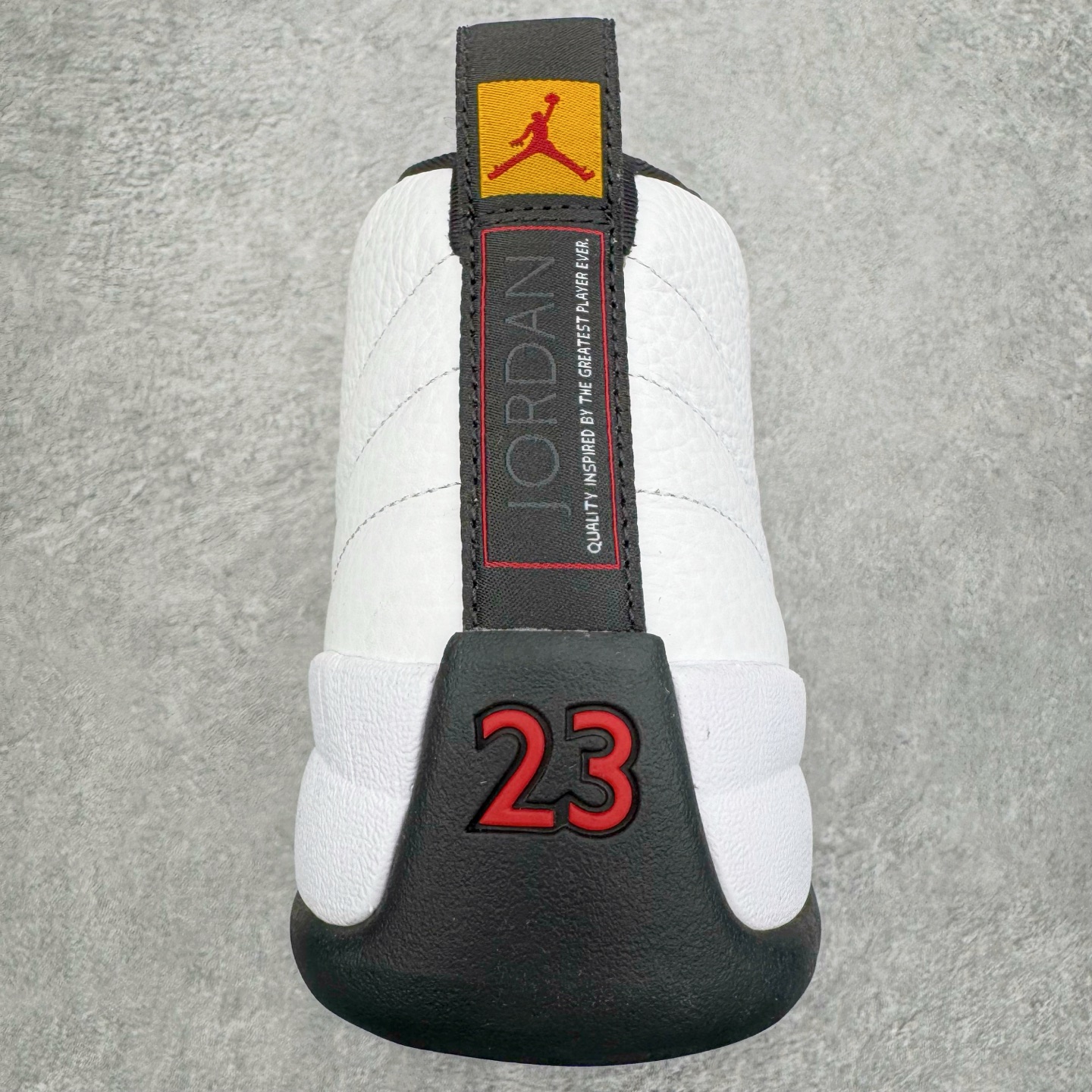 图片[8]-＃纯原 Air Jordan AJ12 Retro 黑白金扣 货号：CT8013-117 外贸特供批次 原楦原档案数据开模打造 原汁原味12代鞋型 进口原厂皮料 原厂碳板 原装材料 原厂定制金属扣 原厂电绣 支持与公司货全方位对比 只服务于5%懂鞋的高端客户 发国外可支持各种retail商店充正寄售 尺码：40 40.5 41 42 42.5 43 44 44.5 45 45.5 46 47.5 48.5-选品中心
