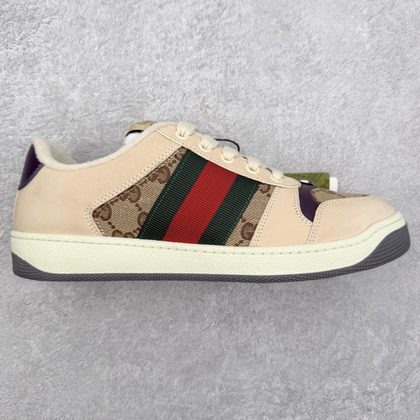 ＃纯原福利 Gucci 古驰 Screener 运动休闲时装奢侈品系列 GG珐琅扣 擦脏做旧小脏鞋 高端零售海淘商家混卖版本 东莞纯原品质 原鞋对照工艺生产 原厂一致色泽度玛瑙珐琅GG扣 原版一致鞋舌鞋带处擦脏工艺 全套原版包装外盒配件 意大利进口磨砂头层牛皮 后跟原版一致哑光丝印烫金字体 全网独家复刻细节 ）同源出厂真丝绸防尘鞋套袋 原装雪梨形超软沙绒纸团，工艺无缝细空胶技术，原版一致私模开发大底 尺码：35 36 37 38 39 40 41 42 43 44 45-选品中心