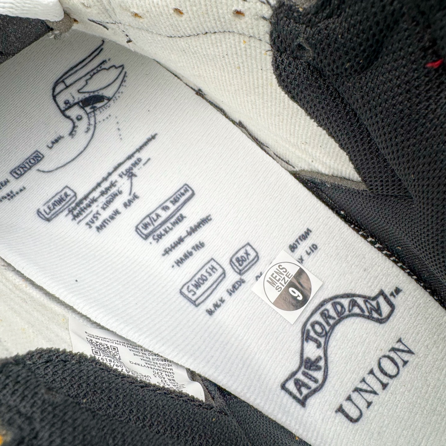 图片[13]-＃PK纯原 Union LA x Fragment Design x Air Jordan AJ1 Retro High NRG 三方联名四色拼接灰白蓝红 IO7847-002 圈内最强系列 高端零售特供批次 产品品控稳定性领先行业 各方面均可对飙L版 良心定价不杀猪 SZ原厂全套原楦原纸板冲刀磨具开发 原厂皮料加持 原厂港宝加持定型后跟R度完美 同源原厂电绣 飞翼针数密度立体效果一致 百分百一致原鞋 原厂拉帮工艺 针距密度一致 后跟弧度收口自然不对折 极致一眼正品既视感 进口玻璃冲刀皮料裁剪零毛边 全鞋电脑针车工艺 品控清洁度最高QC检验标准 免检产品 原厂订购鞋盒、鞋标、防尘纸、鞋撑、鞋带 追求极致的原厂味道 尺码：36 36.5 37.5 38 38.5 39 40 40.5 41 42 42.5 43 44 44.5 45 46 47.5-选品中心