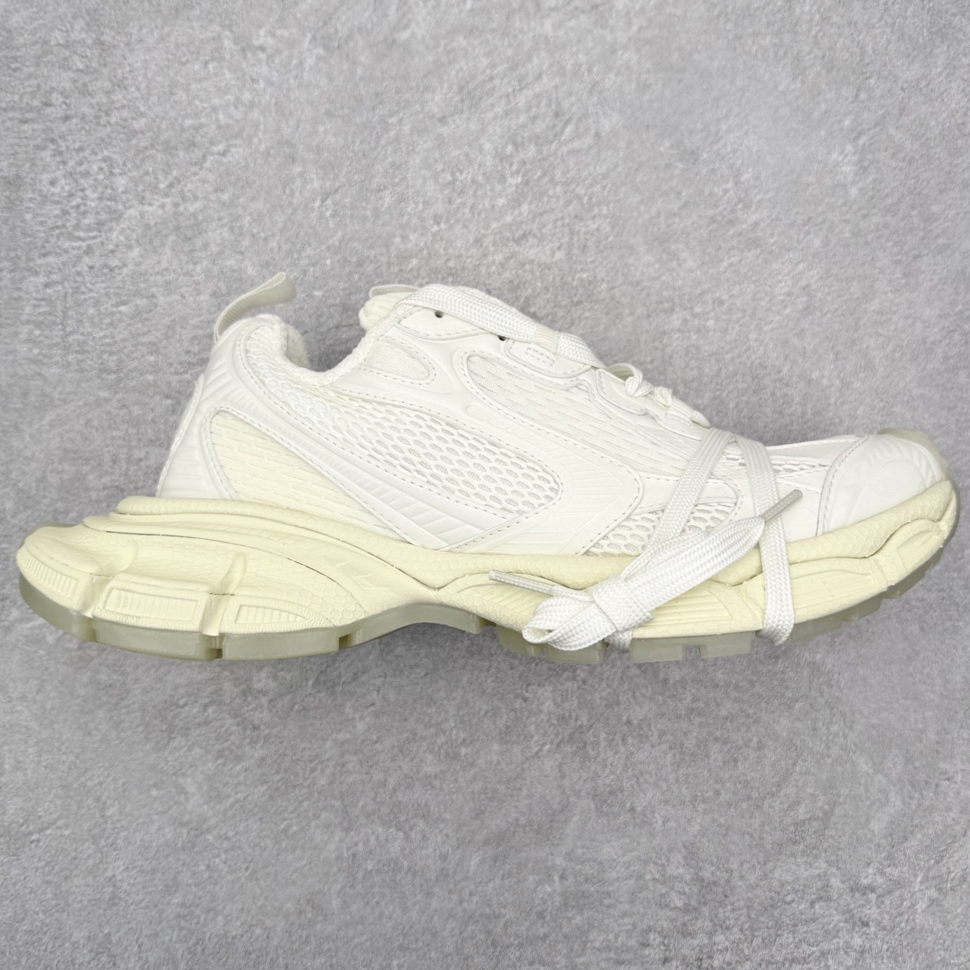 ＃纯原福利‼️BALENCIAGA 3XL Sneakers 巴黎世家十代网布系带低帮走秀复古老爹鞋 黑