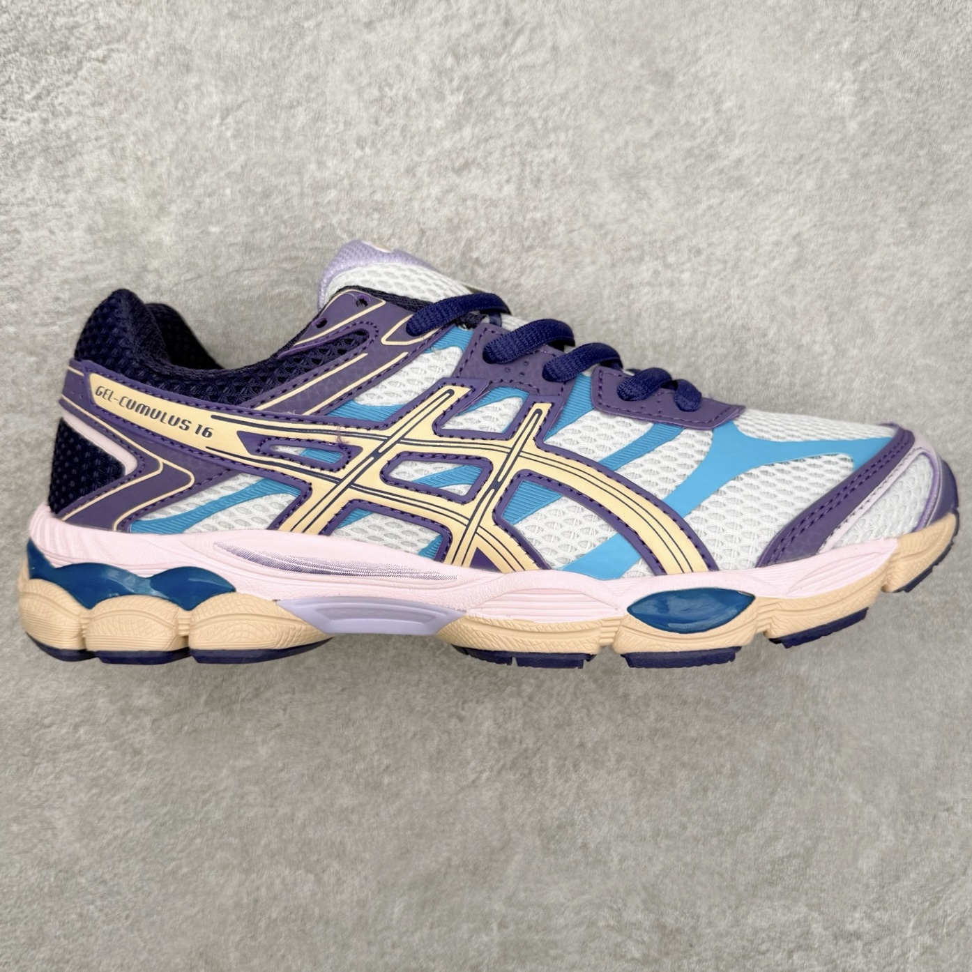 图片[6]-Asics Gel-Cumulus 16 亚瑟士防滑耐磨休闲运动鞋采用双层提花网面设计 提高包裹性和透气性 后跟搭载稳定系统科技T-GEL提升整体支撑力和结构感 减少对身体带来的冲击负荷 创新中底至轻回弹 尺码：36 37 37.5 38 39 39.5 40 40.5 41.5 42 42.5 43.5 44 44.5 45-选品中心