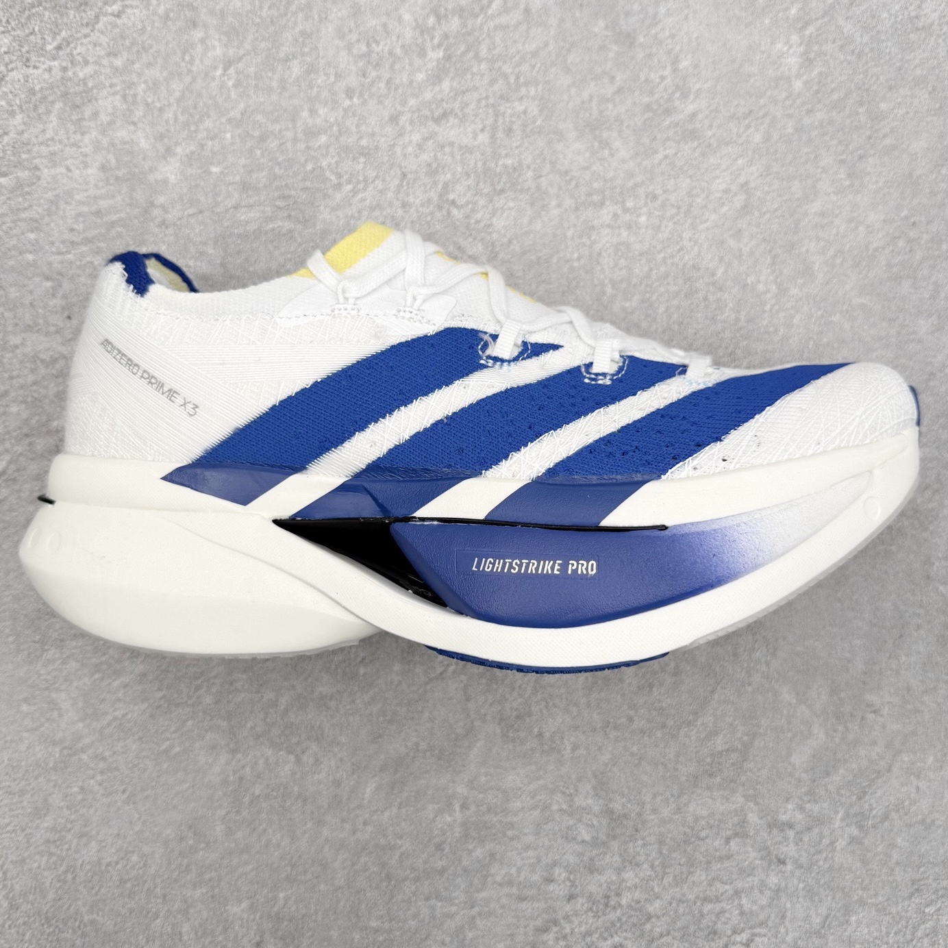 AD Adizero Prime X 3.0 舒适防滑耐磨 低帮 休闲长跑短跑跑步鞋 男女同款 实拍调校N版已经零色差零失真 百分百还原实物色彩所见即所得 不存在货不对板色差等低级问题 选购参考实物拍摄 不混卖不参货 只用心做好货严格选品 承诺混一赔十 尺码：36 36.5 37.5 38 38.5 39 40 40.5 41 42 42.5 43 44 44.5 45-选品中心