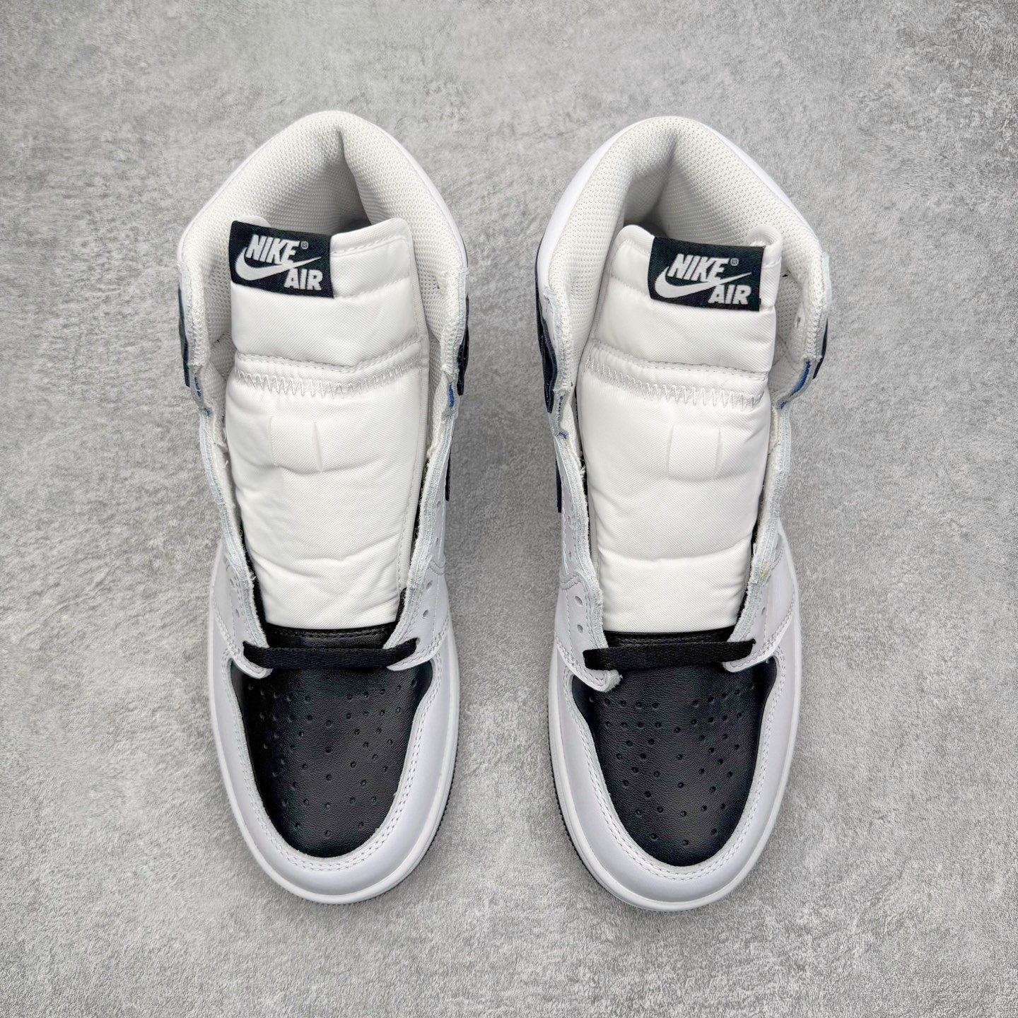 图片[2]-＃PK纯原 Union LA x Fragment Design x Air Jordan AJ1 Retro High NRG 藤原浩三方联名四色拼接灰 闪电黑白 II7282-100 圈内最强系列 高端零售特供批次 产品品控稳定性领先行业 各方面均可对飙L版 良心定价不杀猪 SZ原厂全套原楦原纸板冲刀磨具开发 原厂皮料加持 原厂港宝加持定型后跟R度完美 同源原厂电绣 飞翼针数密度立体效果一致 百分百一致原鞋 原厂拉帮工艺 针距密度一致 后跟弧度收口自然不对折 极致一眼正品既视感 进口玻璃冲刀皮料裁剪零毛边 全鞋电脑针车工艺 品控清洁度最高QC检验标准 免检产品 原厂订购鞋盒、鞋标、防尘纸、鞋撑、鞋带 追求极致的原厂味道 尺码：36 36.5 37.5 38 38.5 39 40 40.5 41 42 42.5 43 44 44.5 45 46 47.5-选品中心