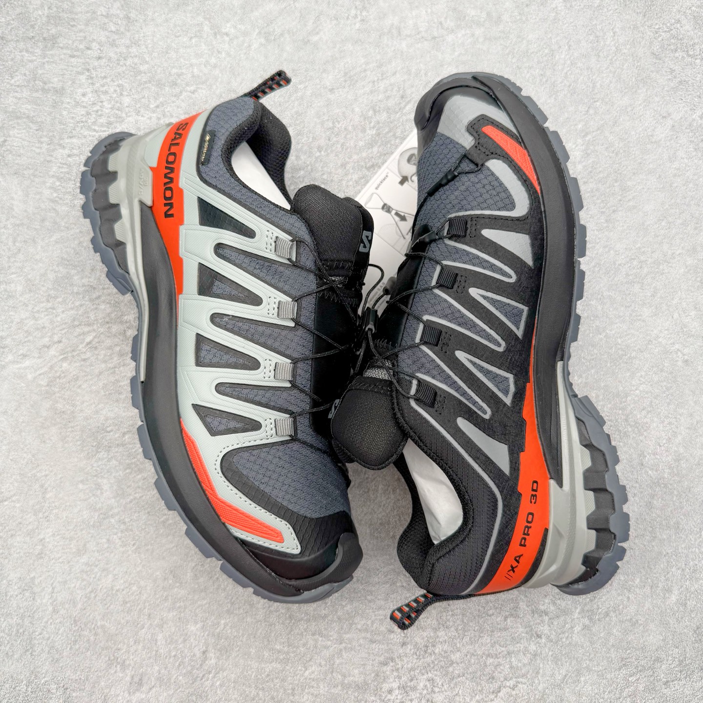 图片[3]-＃原底面 SALOMON XA PRO 3D XA PRO 3D 萨洛蒙舒适百搭舒适百搭减震耐磨透气低帮休闲越野跑步鞋 原厂底面配置 零售平台特供订单 全套原纸板楦头开发 原厂特供网布配套加持 确保原汁原味 完美呈现版型 原档数据独家私模五层组合大底 原装Ortholite轻量化鞋垫 中底布带钢印编号 原厂TPU锁扣 进口港宝加持 后跟自然饱满 还原公司包裹性 鞋面采用SENSIFT贴合技术 全方位贴合包裹脚型 鞋跟部鞋底牵引设计 提供强大的抓地性能 更适应野外崎岖不平的道路 其3D ADVANCED CHASSIS底盘 材料轻量大化 钉齿设计更具稳定性 防护性 鞋底易磨损区运用CONTAGRIP高耐磨材料 应对城市硬质路面长距离跑考验 尺码：36 36.5 37.5 38 38.5 39 40 40.5 41 42 42.5 43 44 44.5 45-选品中心