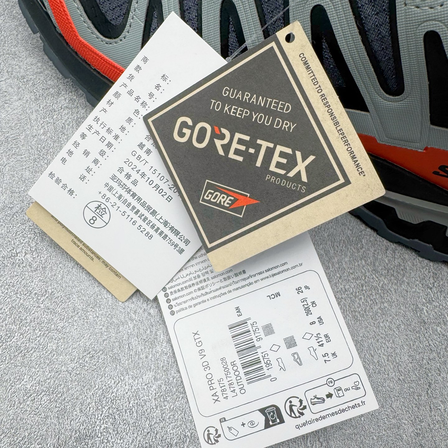 图片[10]-＃原底面 SALOMON XA PRO 3D XA PRO 3D 萨洛蒙舒适百搭舒适百搭减震耐磨透气低帮休闲越野跑步鞋 原厂底面配置 零售平台特供订单 全套原纸板楦头开发 原厂特供网布配套加持 确保原汁原味 完美呈现版型 原档数据独家私模五层组合大底 原装Ortholite轻量化鞋垫 中底布带钢印编号 原厂TPU锁扣 进口港宝加持 后跟自然饱满 还原公司包裹性 鞋面采用SENSIFT贴合技术 全方位贴合包裹脚型 鞋跟部鞋底牵引设计 提供强大的抓地性能 更适应野外崎岖不平的道路 其3D ADVANCED CHASSIS底盘 材料轻量大化 钉齿设计更具稳定性 防护性 鞋底易磨损区运用CONTAGRIP高耐磨材料 应对城市硬质路面长距离跑考验 尺码：36 36.5 37.5 38 38.5 39 40 40.5 41 42 42.5 43 44 44.5 45-选品中心