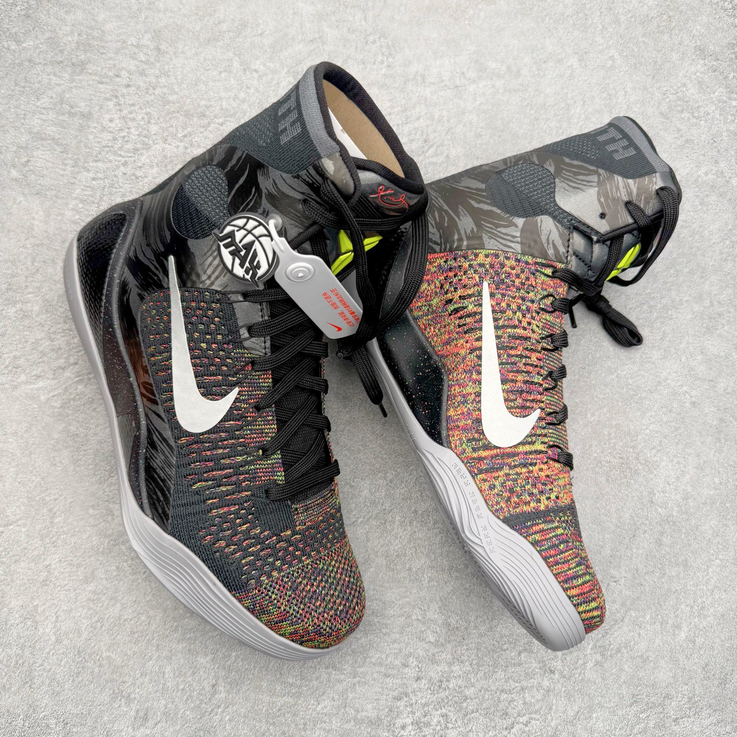 图片[3]-＃灭世纯原 NK KOBE 9 ELITE PROTRO 科比9代精英高帮 大师之路 FZ7335-001 2025曼巴年🐍重磅新品 市场最强科比9代精英版 独家出货 ✅原楦打造灵动版型 鞋头➕腰身➕后跟 360°无死角 ✅原厂工艺3层立体编织flyknit鞋面 厚度同步ZP吊打市场“纯原” ✅原厂碳板加持 立体感区分市场货品 ✅区分市场货品🌪过验级拉帮细节 ✅内置全新复刻版中底鞋垫 REACT缓震 密度增加抗衰减 ✅针对海外市场增加 47.5 满足精英选手实战需求 最强科9 灭世制造 用实力让情怀落地 👊🏻 实拍调校N版已经零色差零失真 百分百还原实物色彩所见即所得 不存在货不对板色差等低级问题 选购参考实物拍摄 不混卖不参货 只用心做好货严格选品 承诺混一赔十 尺码：39 40 40.5 41 42 42.5 43 44 44.5 45 46 47.5-选品中心
