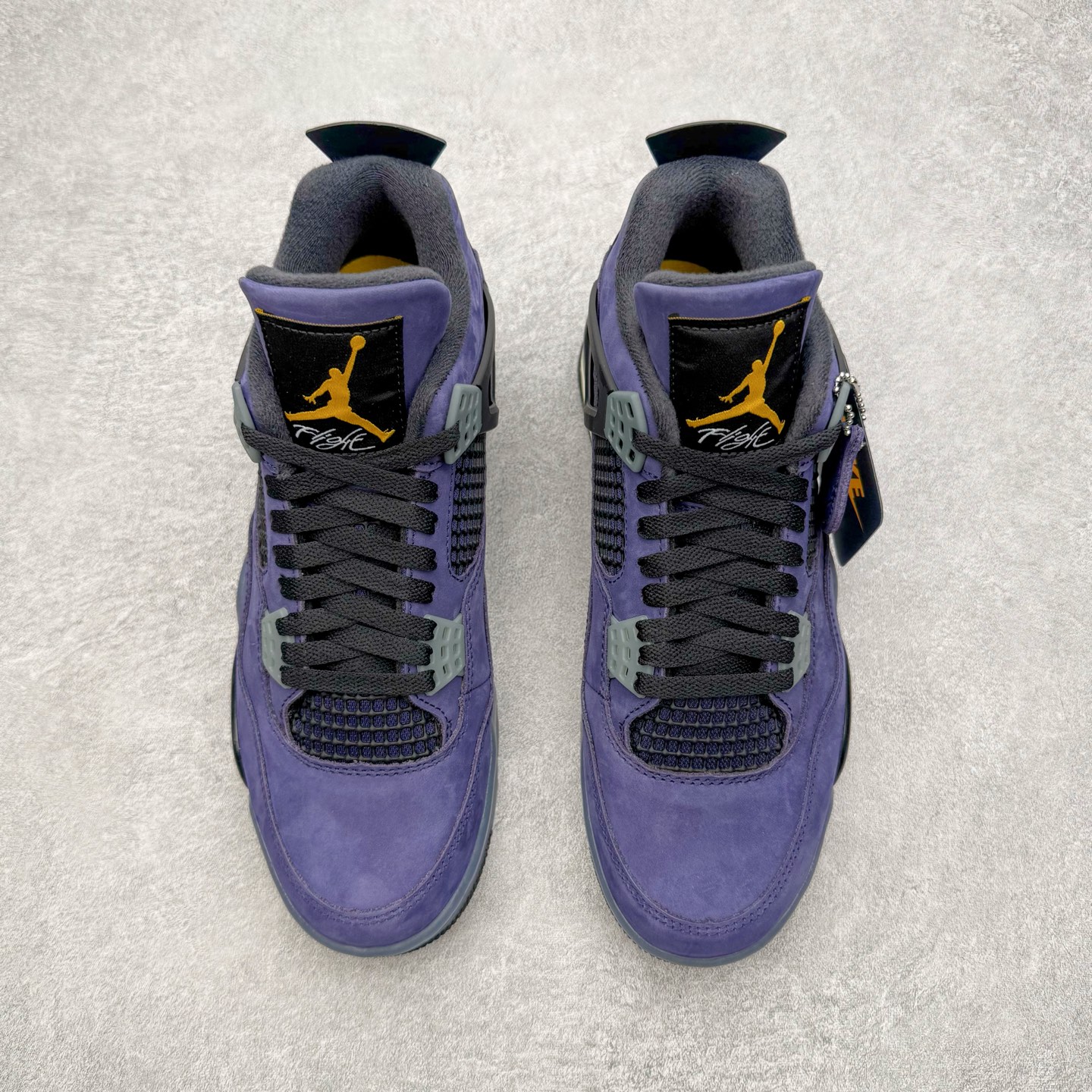 图片[2]-＃K版纯原 Air Jordan AJ4 Retro “Imperial Purple” 帝王紫 FV5029-500 全新升级改良 原鞋原楦原纸板同源开发 完美呈现乔4的版型 内侧正确双色网格 还原细节 原厂皮料 正确气垫颜色 正确网格工艺 正确拉帮工艺 全鞋原装材料制作 原档案原模具打造 支持全方位与正品对比 尺码：36 36.5 37.5 38 38.5 39 40 40.5 41 42 42.5 43 44 44.5 45 46 47.5-选品中心