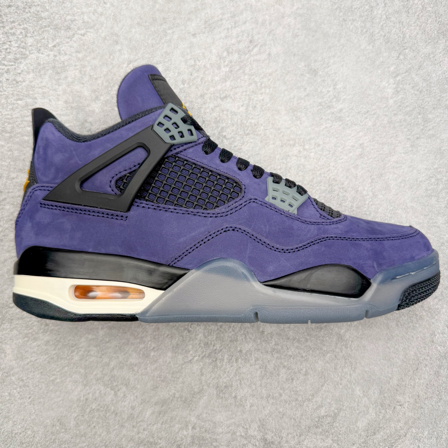 ＃K版纯原 Air Jordan AJ4 Retro “Imperial Purple” 帝王紫 FV5029-500 全新升级改良 原鞋原楦原纸板同源开发 完美呈现乔4的版型 内侧正确双色网格 还原细节 原厂皮料 正确气垫颜色 正确网格工艺 正确拉帮工艺 全鞋原装材料制作 原档案原模具打造 支持全方位与正品对比 尺码：36 36.5 37.5 38 38.5 39 40 40.5 41 42 42.5 43 44 44.5 45 46 47.5-选品中心