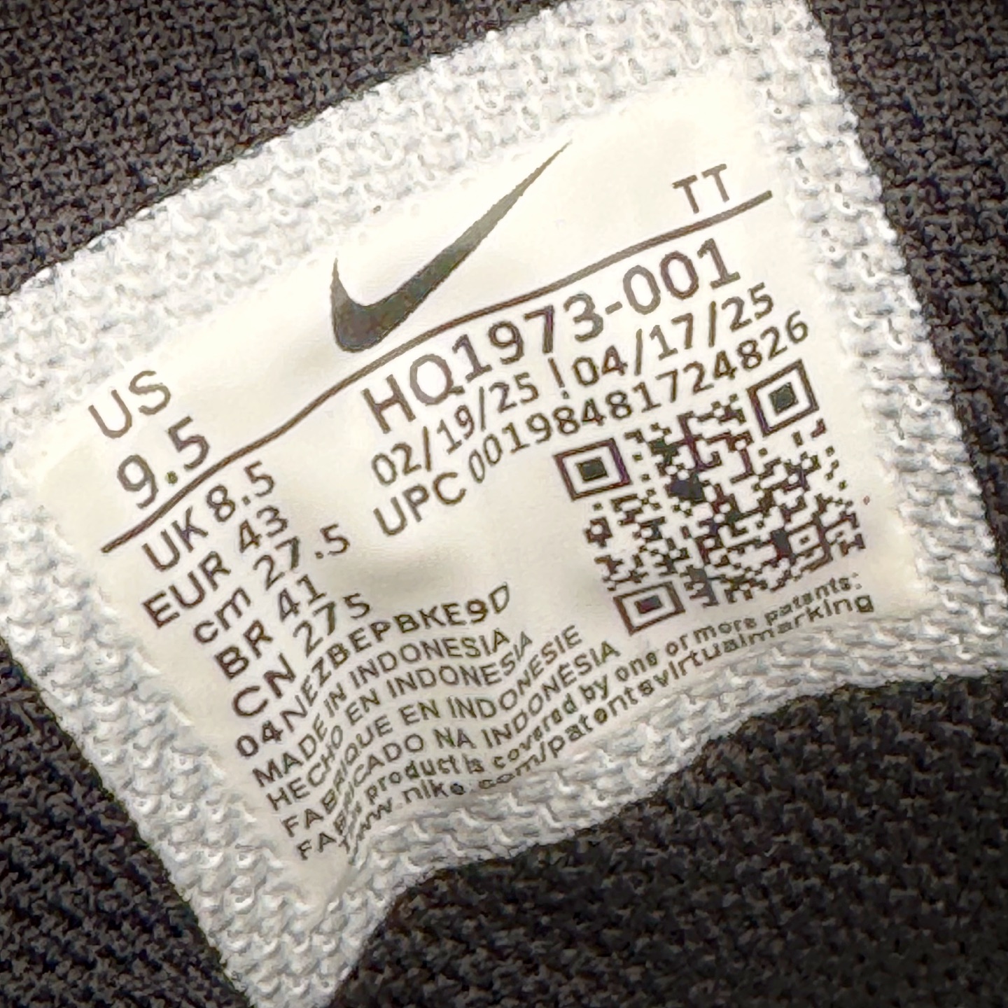 图片[18]-＃GX纯原 NK Air Max 95 复古减震气垫跑鞋 黑棕迷彩 HQ1973-001 经典重温 外单专供大厂出品 品质稳定 一百余色 终端操作 鞋款设计灵感源于人体构造 中底设计基于人体的脊柱构造 是整体设计的核心 尼龙孔眼代表了肋骨 而分层式面板和网眼象征着肌肉纤维和肉体组织 Air Max 95采用了两个独立的吹塑成型的Air-Sole单元 并首次在前掌使用可视化气垫设计 Swoosh logo夜当作一个 点符号放在了鞋子的后帮位置 20年的发展让 AIR MAX 95有了不同的故事 20年后再度面向世人的时候 焕然一新的面貌 让人有了另外一种清新脱俗的感觉 尺码：40 40.5 41 42 42.5 43 44 44.5 45 45.5 46 47.5 48.5-选品中心