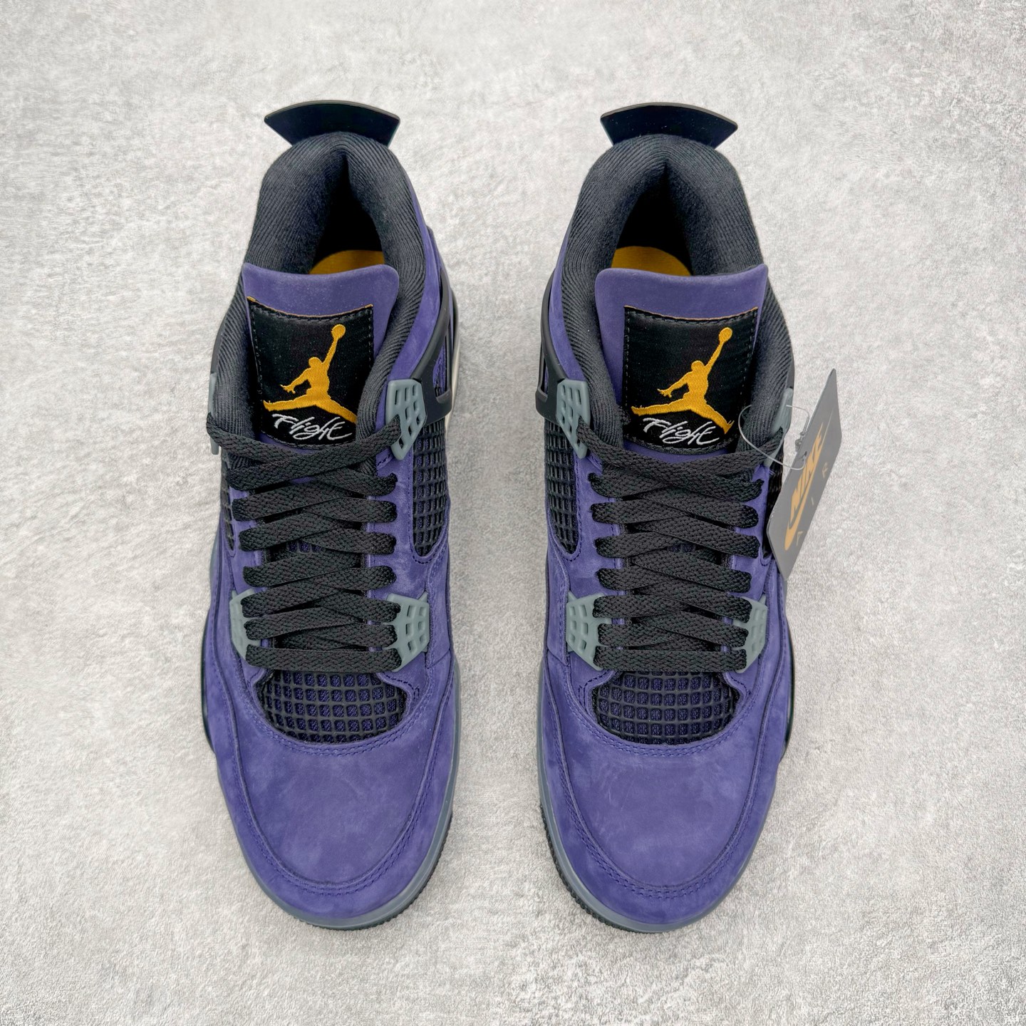 图片[2]-＃GX Air Jordan AJ4 Retro “Imperial Purple” 帝王紫 FV5029-500 全新批次 重点区分市面 唯一正确细节 后跟饰片中心位置有合模线 超弹硅胶材质 内层不织布补强 补强为硅胶提供更强耐久性 避免断裂 圈内最强四代 独家外贸特供尺码含 45.5 49.5 50.5 耗时半年巨作 全套原纸板楦头开发 原厂特供皮料加持 确保原汁原味 完美呈现四代版型 一比一鞋头弧度高度鞋身弧度 数据细节工艺流程均保持原鞋一致 原厂TPU网格鞋带扣 正确内里网布 菱角分明不变形无多余毛边 柔软性质感一致于原鞋 市场唯一原厂鞋扣模具 背面可见隐藏注塑口 原厂织唛标 原厂飞人电绣工艺 尾指中部跳三针 独家绑鞋带手法 印刷中底布 四线拉帮 米色美纹纸贴合固定 进口港宝加持 后跟自然饱满 全鞋荧光划线卡点 追求极致完美 每一双都是工艺品 多重QC质检 超越公司货的品控标准 实实在在的免检产品 尺码：40 40.5 41 42 42.5 43 44 44.5 45 45.5 46 47.5 48.5 49.5 50.5-选品中心