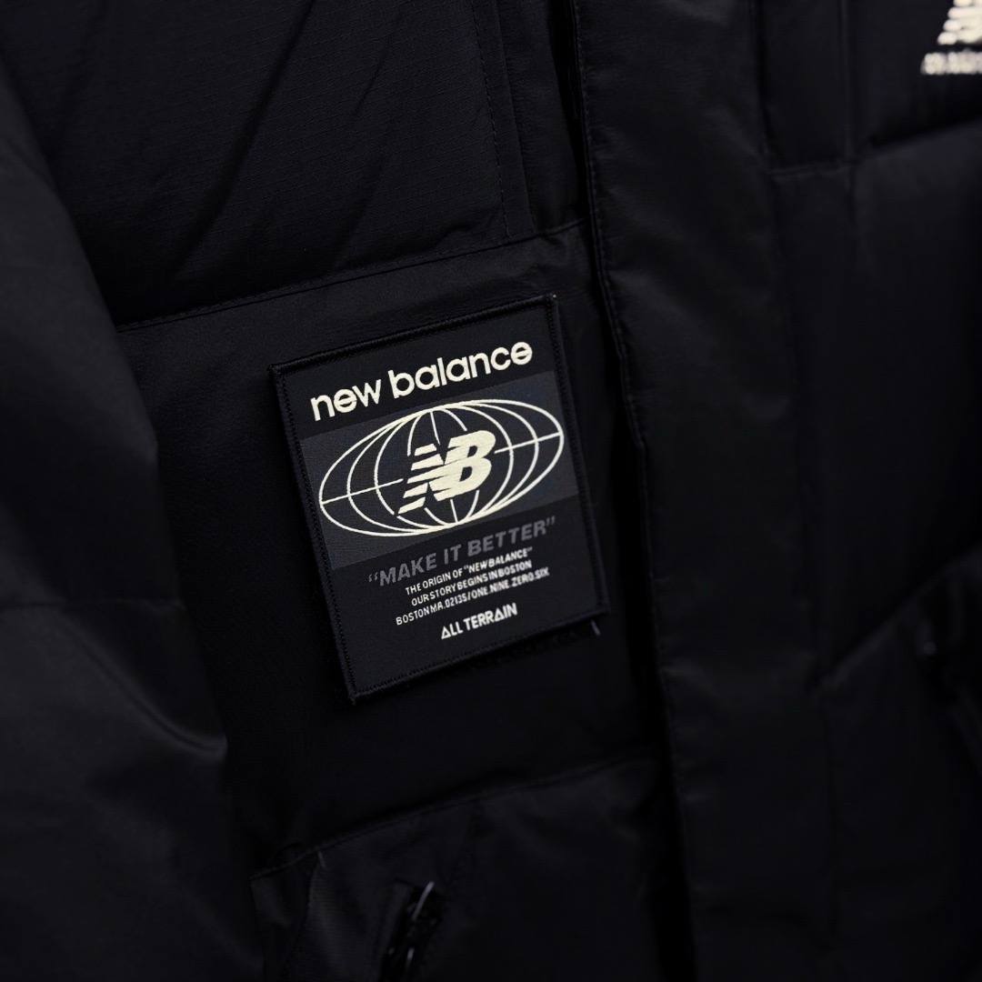 图片[5]-＃暖冬福利 New Balance新百伦NB羽绒服 联名羽绒服 带隐藏帽子,主推系列,原包装➕原吊牌 专柜原版，全部1.1定制，尼龙防泼水面料，双层内胆，不跑绒 320G起充绒量，整衣均采用Ykk的拉链（包括外口袋、内置口袋）。内置隐藏帽子、可防风防水、内置大口袋、方便携带随身物品、出行无忧、袖口下摆防风保暖设计、满满的细节 颜色：黑色 白色 尺码：XS-2XL-选品中心