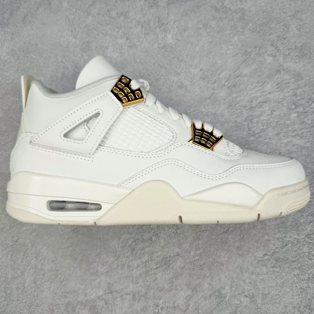 ＃KZ神版福利回馈 Air Jordan AJ4 米白金 AQ9129-170 独家外贸特供尺码含 45.5 49.5 50.5 国内外口碑最好最推荐的产品 市场中端王者 亲自操刀耗时半年巨作 全套原纸板楦头开发 确保原汁原味 完美呈现四代版型 一比一鞋头弧度高度鞋身弧度 此版本只针对中端市场 皮料材质有所更替 其他数据细节工艺流程均保持一致 绝不口嗨 细节品控鞋型随意秒杀市面3XX 4XX 原厂TPU网格鞋带扣 正确内里网布 菱角分明不变形无多余毛边 柔软性质感一致于原鞋 市场唯一原厂鞋扣模具 背面可见隐藏注塑口 原厂织唛标 原厂飞人电绣工艺 尾指中部跳三针 独家绑鞋带手法 印刷中底布 四线拉帮 米色美纹纸贴合固定 进口港宝加持 后跟自然饱满 全鞋荧光划线卡点 追求极致完美 每一双都是工艺品 多重QC质检 超越公司货的品控标准 实实在在的免检产品 尺码：40 40.5 41 42 42.5 43 44 44.5 45 45.5 46 47.5 48.5 49.5 50.5-选品中心