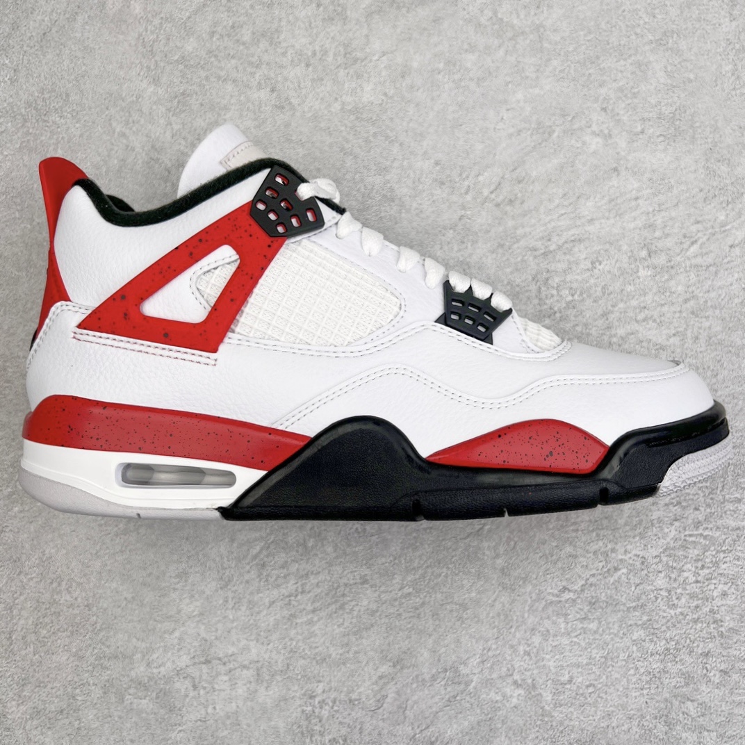 图片[3]-＃KZ神版福利回馈 Air Jordan AJ4 Retro 独家外贸特供尺码含 45.5 49.5 50.5 国内外口碑最好最推荐的产品 市场中端王者 亲自操刀耗时半年巨作 全套原纸板楦头开发 确保原汁原味 完美呈现四代版型 一比一鞋头弧度高度鞋身弧度 此版本只针对中端市场 皮料材质有所更替 其他数据细节工艺流程均保持一致 绝不口嗨 细节品控鞋型随意秒杀市面3XX 4XX 原厂TPU网格鞋带扣 正确内里网布 菱角分明不变形无多余毛边 柔软性质感一致于原鞋 市场唯一原厂鞋扣模具 背面可见隐藏注塑口 原厂织唛标 原厂飞人电绣工艺 尾指中部跳三针 独家绑鞋带手法 印刷中底布 四线拉帮 米色美纹纸贴合固定 进口港宝加持 后跟自然饱满 全鞋荧光划线卡点 追求极致完美 每一双都是工艺品 多重QC质检 超越公司货的品控标准 实实在在的免检产品 尺码：40 40.5 41 42 42.5 43 44 44.5 45 45.5 46 47.5 48.5 49.5 50.5-选品中心