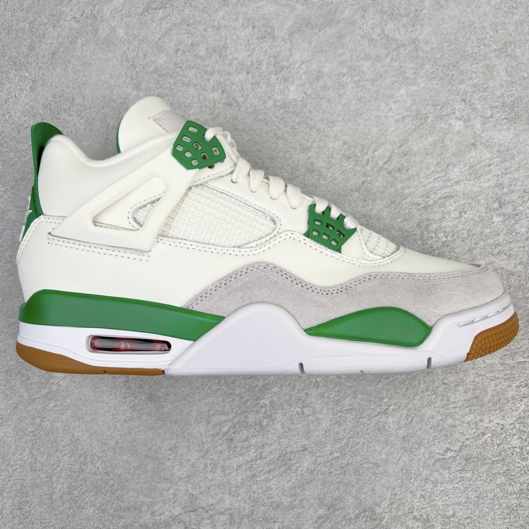 图片[7]-＃KZ神版福利回馈 Air Jordan AJ4 Retro 独家外贸特供尺码含 45.5 49.5 50.5 国内外口碑最好最推荐的产品 市场中端王者 亲自操刀耗时半年巨作 全套原纸板楦头开发 确保原汁原味 完美呈现四代版型 一比一鞋头弧度高度鞋身弧度 此版本只针对中端市场 皮料材质有所更替 其他数据细节工艺流程均保持一致 绝不口嗨 细节品控鞋型随意秒杀市面3XX 4XX 原厂TPU网格鞋带扣 正确内里网布 菱角分明不变形无多余毛边 柔软性质感一致于原鞋 市场唯一原厂鞋扣模具 背面可见隐藏注塑口 原厂织唛标 原厂飞人电绣工艺 尾指中部跳三针 独家绑鞋带手法 印刷中底布 四线拉帮 米色美纹纸贴合固定 进口港宝加持 后跟自然饱满 全鞋荧光划线卡点 追求极致完美 每一双都是工艺品 多重QC质检 超越公司货的品控标准 实实在在的免检产品 尺码：40 40.5 41 42 42.5 43 44 44.5 45 45.5 46 47.5 48.5 49.5 50.5-选品中心
