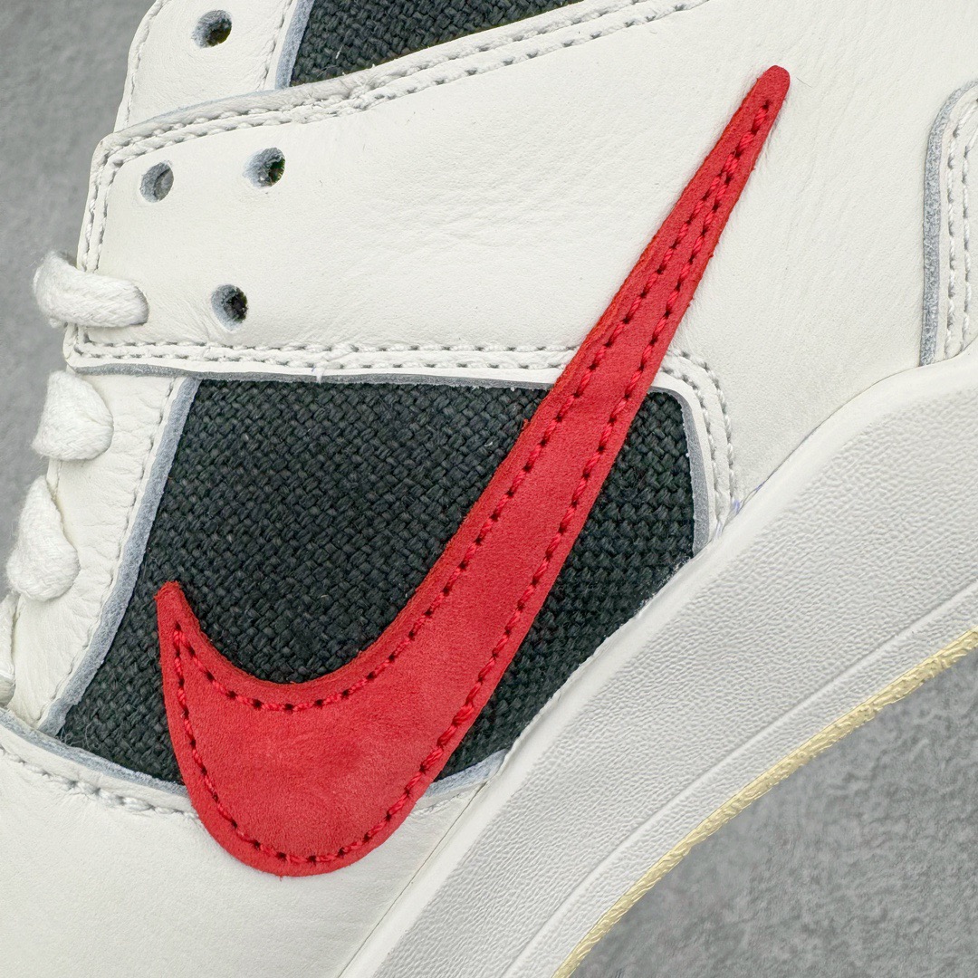 图片[15]-＃PK纯原 Travis Scott x Jordan AJ Cut The Check TS倒钩联名魔术贴篮球鞋 白黑红 FZ8117-101 注意默认配原盒盒子配套布袋不用加钱 退货丢失扣30元 原厂全套原楦原纸板冲刀磨具开发 原厂皮料加持 原厂港宝加持定型后跟R度完美 同源原厂电绣 鬼脸飞翼针数密度立体效果一致 百分百一致原鞋 原厂拉帮工艺 针距密度一致 后跟弧度收口自然不对折 极致一眼正品既视感 进口玻璃冲刀皮料裁剪零毛边 全鞋电脑针车工艺 品控清洁度最高QC检验标准 免检产品 原厂订购鞋盒、布袋、鞋标、防尘纸、鞋撑、鞋带 追求极致的原厂味道 配色方面采用白色为基础 搭配棕色框架呈现 完美还原了初代倒钩的配色设计 细节方面 标志性的反钩Swoosh采用米色点缀 鞋面还带有特殊的魔术贴细节 此外在鞋舌、后跟部分均带有Cactus Jack厂牌Logo 彰显鞋款特殊身份 尺码：36 36.5 37.5 38 38.5 39 40 40.5 41 42 42.5 43 44 44.5 45 46 47.5-选品中心