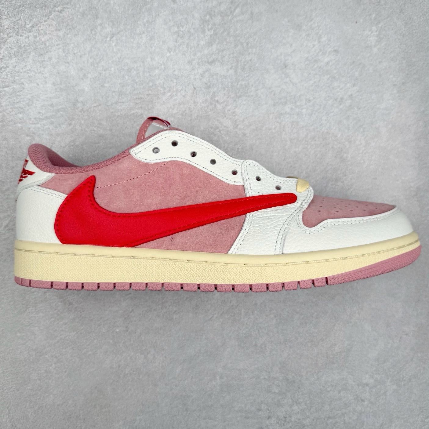 ＃KZ神版 Travis Scott x Air Jordan AJ1 Low OG SP TS联名倒钩