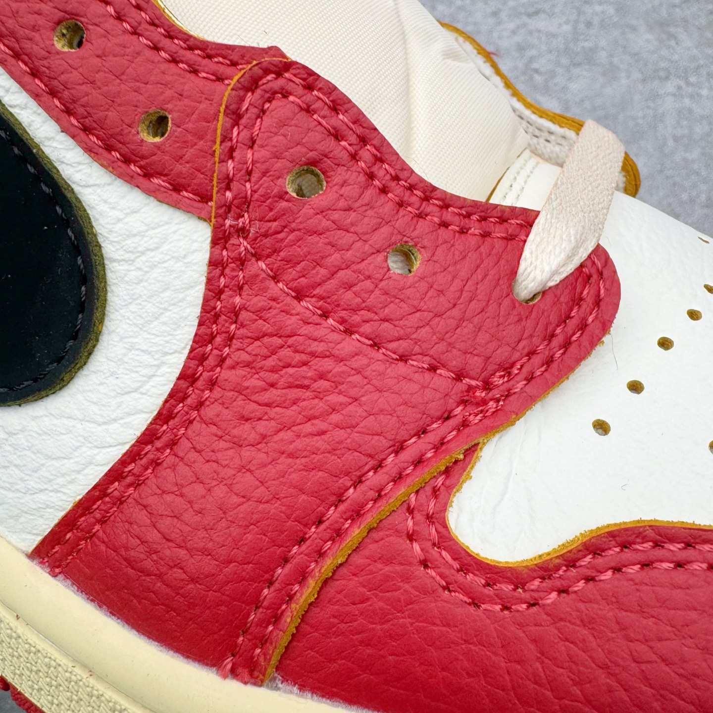 ＃KZ神版 Union x Air Jordan AJ1 Retro Low NRG 联名四色拼接白红 