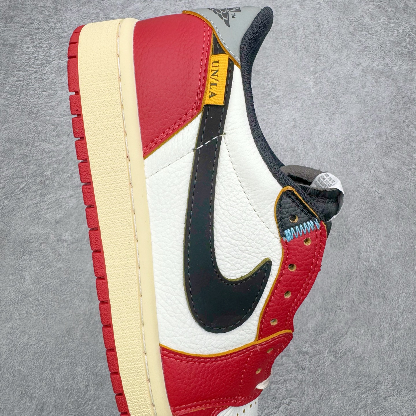 ＃KZ神版 Union x Air Jordan AJ1 Retro Low NRG 联名四色拼接白红 