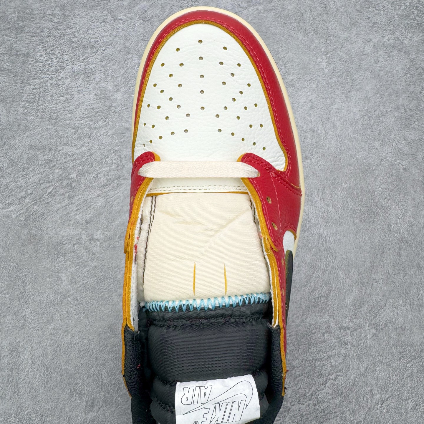 ＃KZ神版 Union x Air Jordan AJ1 Retro Low NRG 联名四色拼接白红 