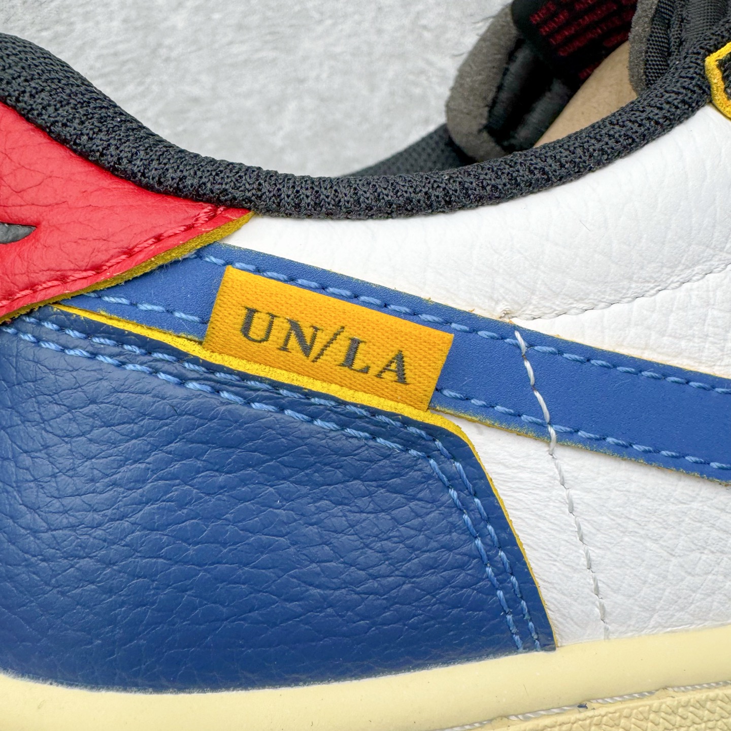 ＃KZ神版 Union x Air Jordan AJ1 Retro Low NRG 联名四色拼接黑蓝红