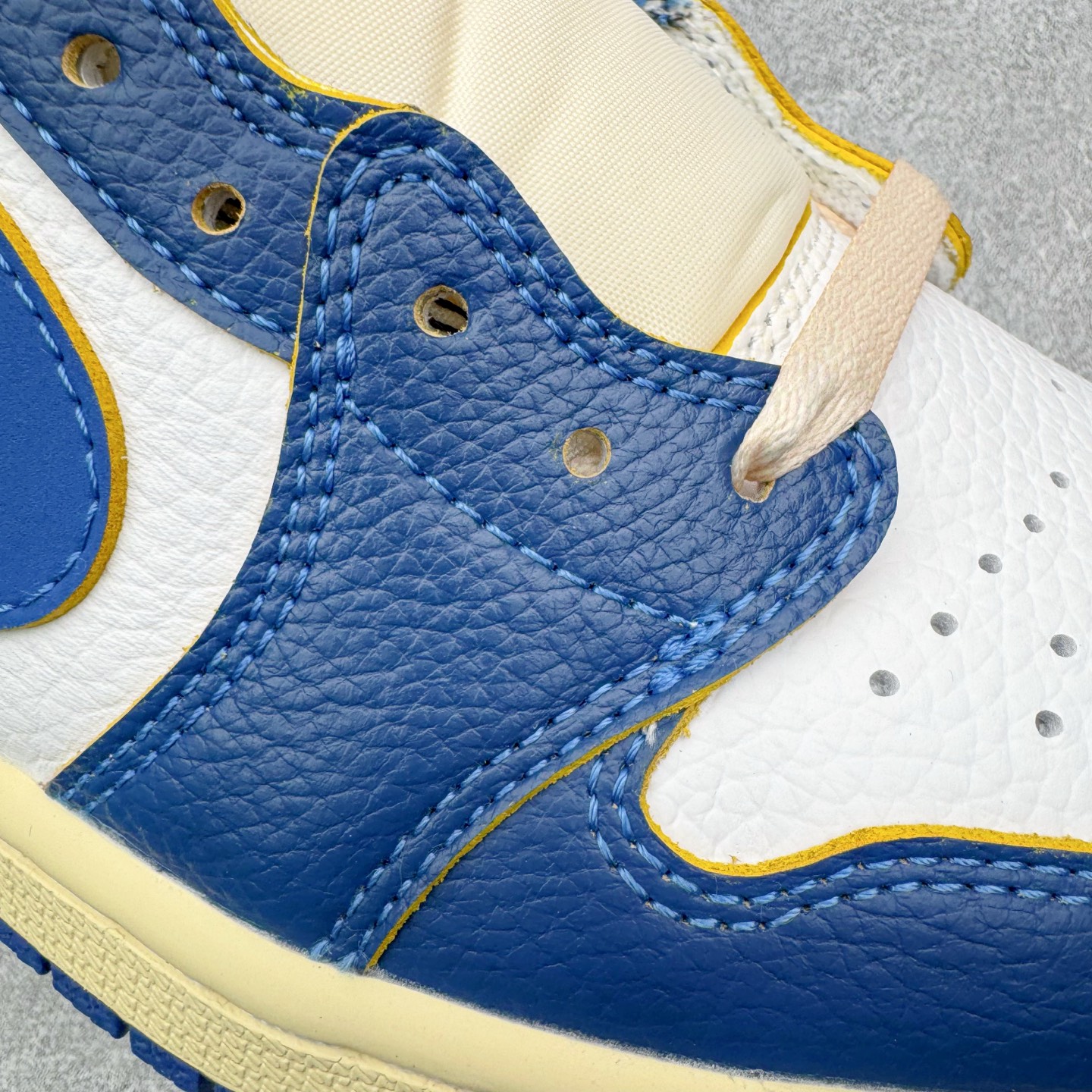 ＃KZ神版 Union x Air Jordan AJ1 Retro Low NRG 联名四色拼接黑蓝红