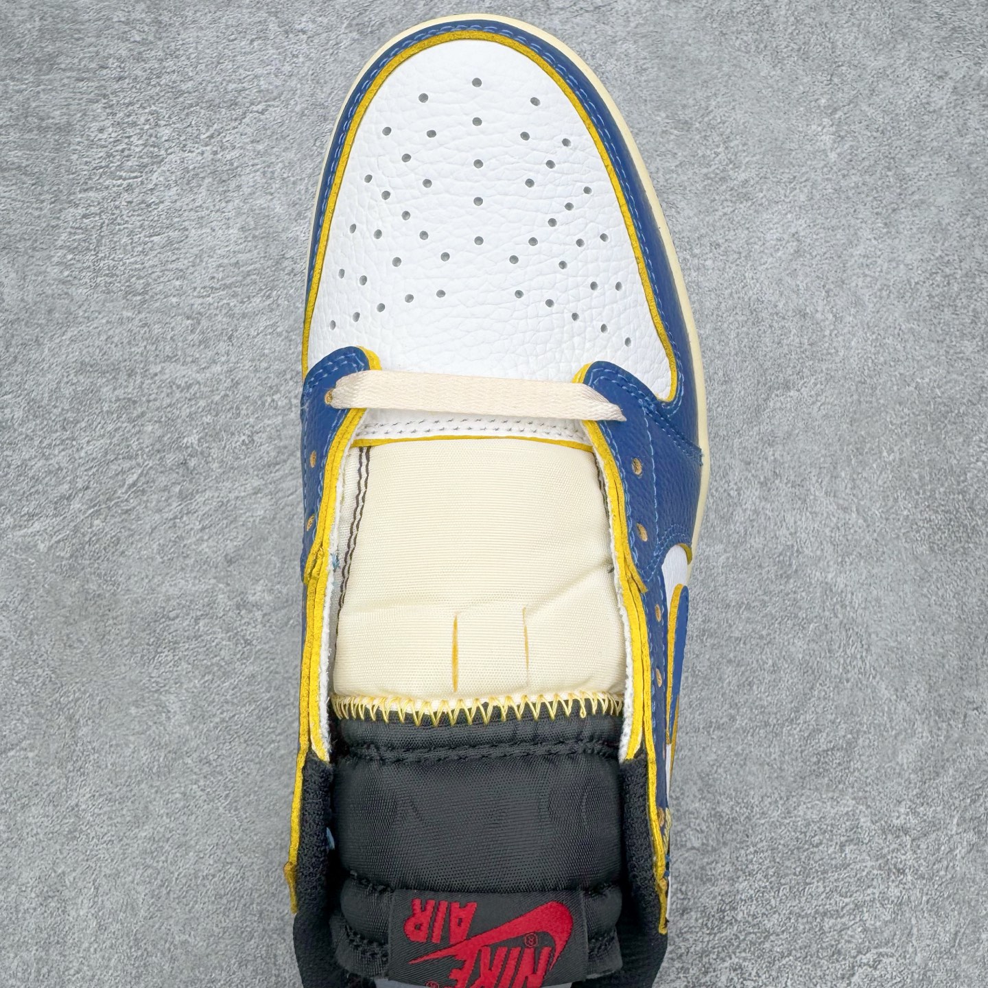 ＃KZ神版 Union x Air Jordan AJ1 Retro Low NRG 联名四色拼接黑蓝红