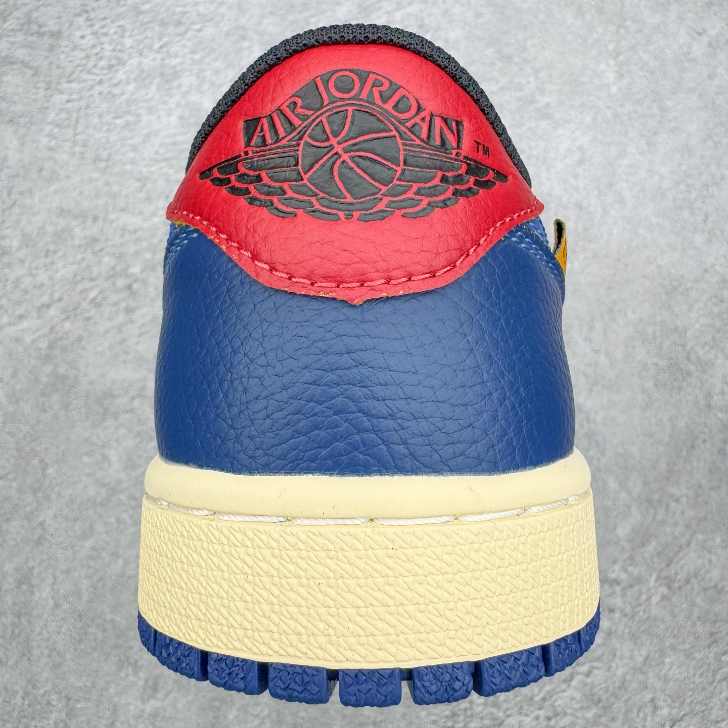 ＃KZ神版 Union x Air Jordan AJ1 Retro Low NRG 联名四色拼接黑蓝红