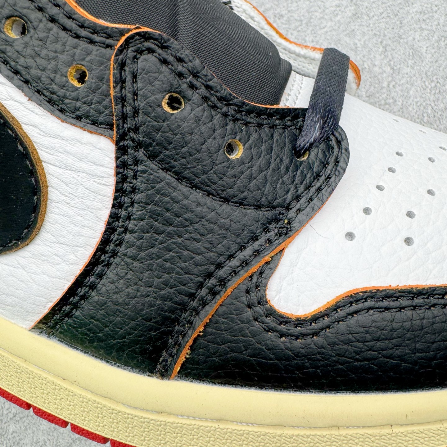 ＃KZ神版 Union x Air Jordan AJ1 Retro Low NRG 联名四色拼接黑白红