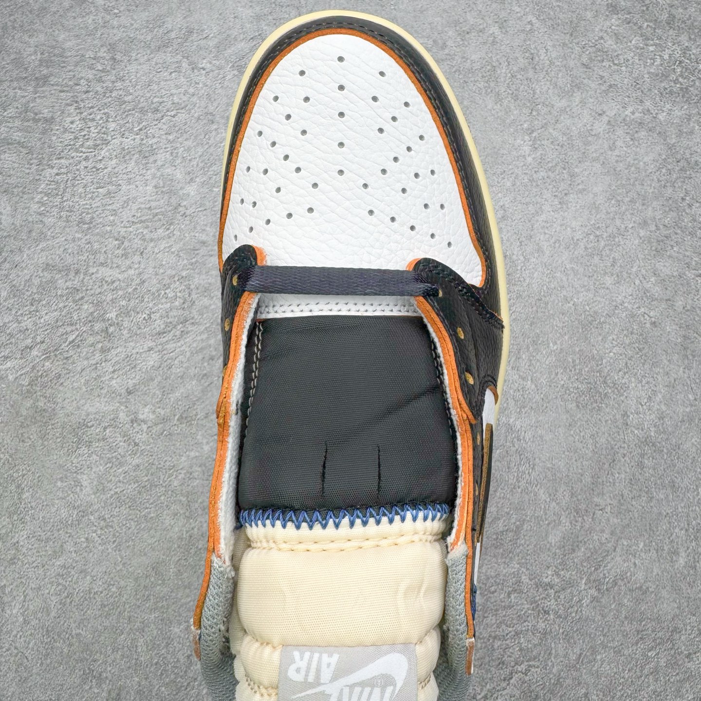 ＃KZ神版 Union x Air Jordan AJ1 Retro Low NRG 联名四色拼接黑白红