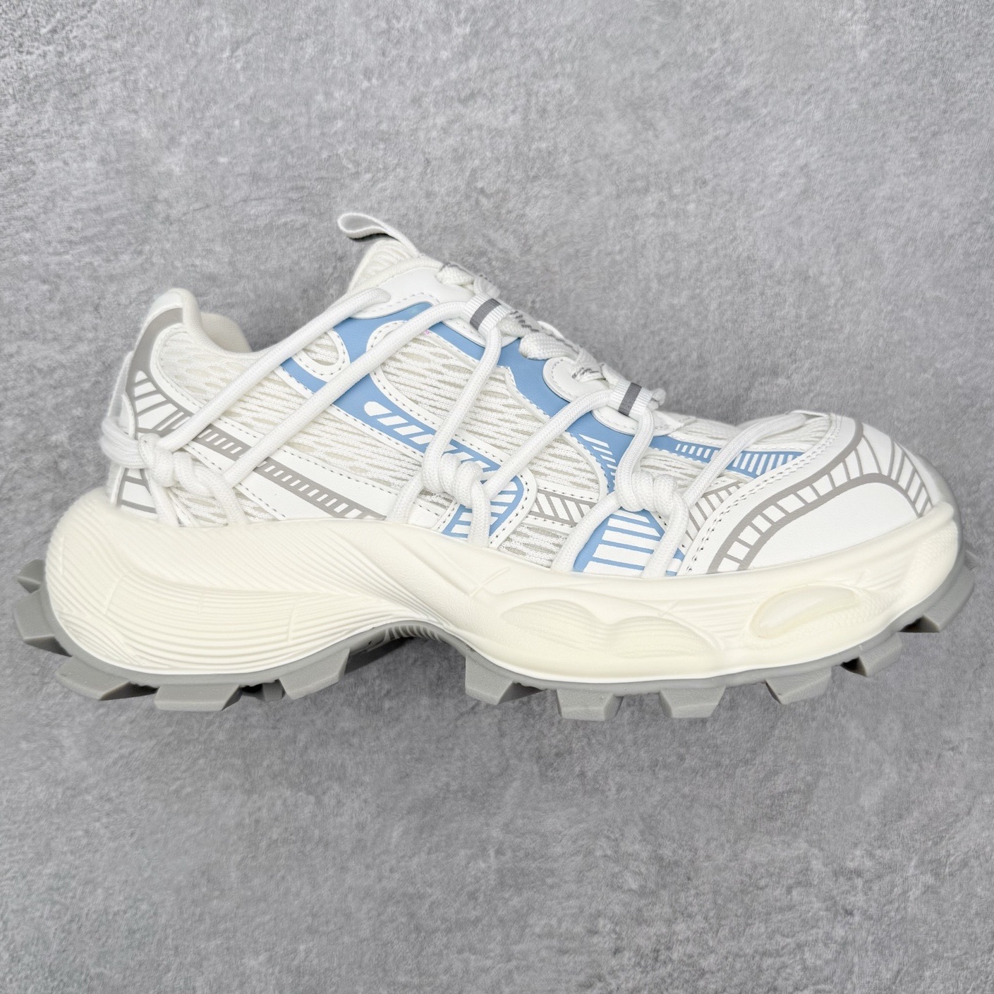 GG-CC赵露思2025新款厚底增高休闲运动老爹鞋系列 广东大厂出品 7CM厚底增高 星河粒子 银白粉色