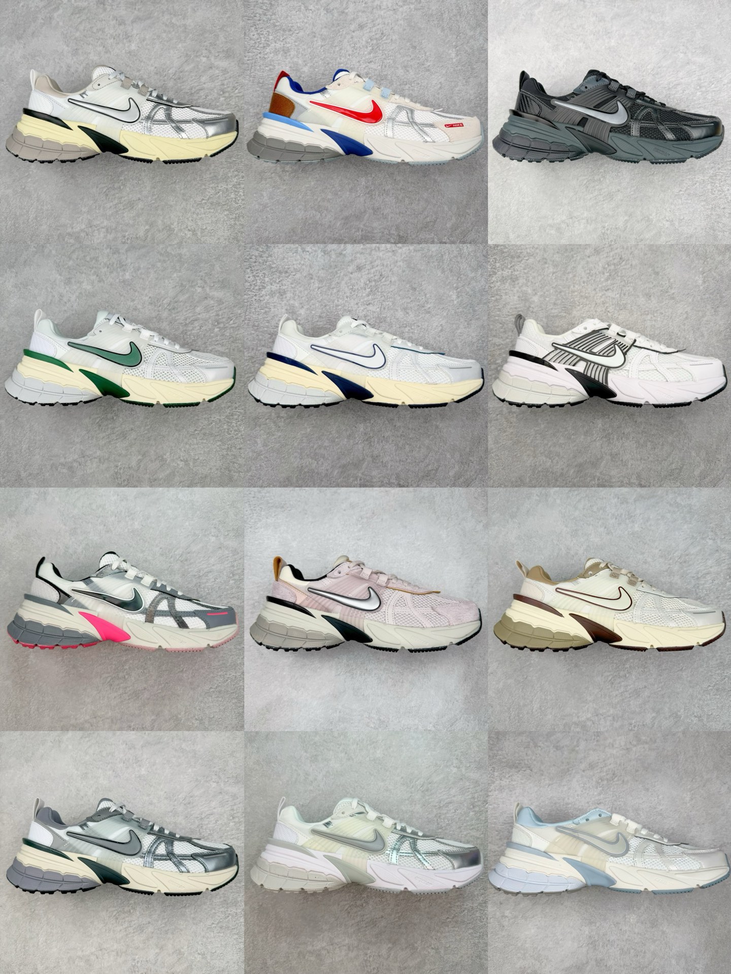 ＃HP纯原 NK V2K Runtekk 减震防滑低帮 复古老爹鞋跑步鞋 鞋款被命名为 Runtekk 