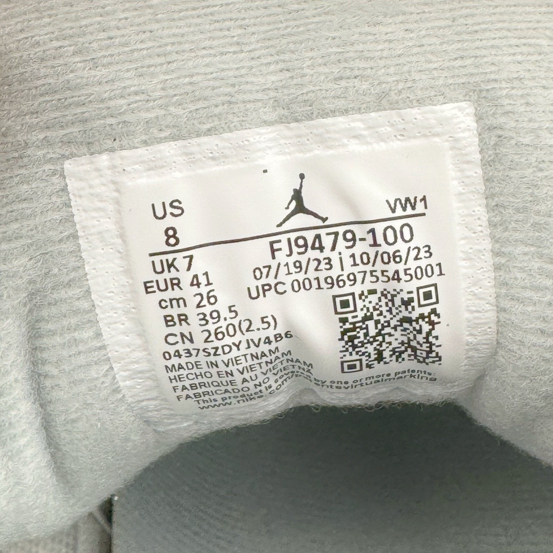 图片[17]-＃KZ神版福利 Air Jordan AJ3 Craft \\\”Ivory\\\” 象牙白 货号：FJ9479-100 独家外贸特供尺码含45.5 48.5 国内外口碑最好最推荐的产品 市场中端王者 亲自操刀耗时半年巨作 全套原纸板楦头开发 原厂大底磨具加持立体防滑纹理 原装可视Air Sole气垫 原汁原味最完美的三代版型 唯一正确鞋头趴度弧度高度鞋身腰线 此版本只针对中端市场 皮料材质有所更替 其他数据细节工艺流程均保持一致 绝不口嗨 细节品控鞋型随意秒杀市面3XX 4XX 原厂TPU后跟饰片 正确内里反口里网布 皮料菱角分明不变形无多余毛边 正确手工大底描漆拉丝 市场唯一原厂鞋扣模具 原厂织唛标 原厂飞人电绣工艺 尾指中部跳三针 独家绑鞋带手法 印刷中底布 四线拉帮 米色美纹纸贴合固定 进口港宝加持 后跟自然饱满 全鞋荧光划线卡点 追求极致完美 每一双都是工艺品 多重QC质检 超越公司货的品控标准 实实在在的免检产品 尺码：40 40.5 41 42 42.5 43 44 44.5 45 45.5 46 47.5 48.5-选品中心