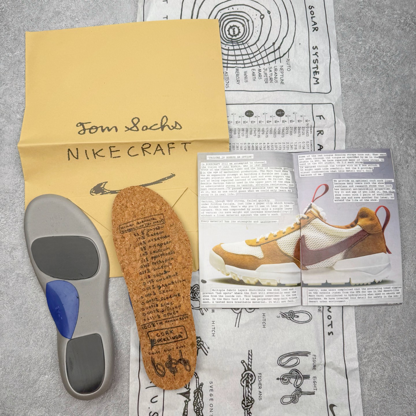 图片[20]-＃PK纯原福利 GD权志龙大爱款式❤️神级之作回归 艺术家Tom Sachs x NK Craft Mars Yard 2.0 联名宇航员神游太空百搭休闲运动透气慢跑鞋 复古做旧黄红勾 AA2261-100 正确原厂钢印 正确中底针车工艺 原装配件原盒原标 原装进口鞋垫 进口乳胶#原档案私模大底打造 韩国大宇原厂网纱 台湾进口丝绒猪巴革材质饰片 中底外后侧带四杠竖纹原装鞋垫 泡棉乳胶缓震 全套完美原装配件及包装物 经过五年时间的等待 被视为神级球鞋之作的 Craft Mars Yard 终于以 2.0 的姿态回归 艺术家 Tom Sachs 在延续经典外观与配色组合的同时 将Craft Mars Yard 进行全面升级 以更加透气的涤纶经编针织网眼取代之前的特殊 Vectran 材质 并在鞋面上加入 X 型走线提高耐磨特性 而经过改良之后的 SFB 特种部队靴大底亦更加适合在城市环境着用 此外网面层和软木层的双内底设计更是为营造赤脚穿着体验特别优化 尺码：38 38.5 39 40 40.5 41 42 42.5 43 44 44.5 45 46-选品中心