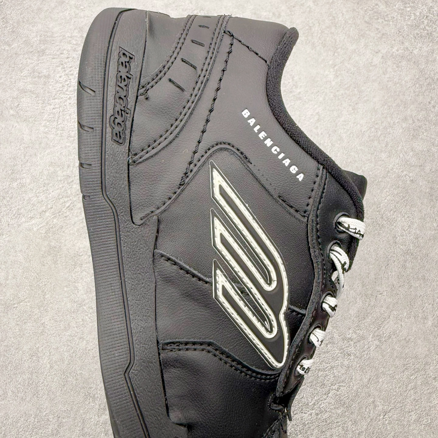 图片[6]-＃TG性价比 Balenciaga Hamptons Worn-Out 巴黎世家涤纶（聚酯纤维）牛皮革 圆头系带 低帮 生活休闲鞋板鞋 尺码：35 36 37 38 39 40 41 42 43 44 45 46-选品中心