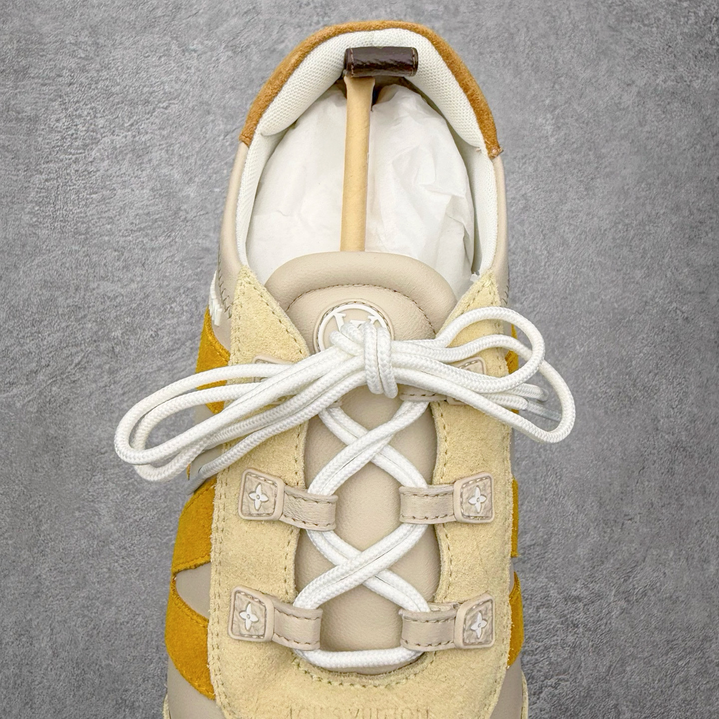 图片[5]-LOUIS VUITTON Sneakerina LV德训鞋 羊皮革 圆头系带 芭蕾风低帮生活休闲鞋 尺码：35 36 37 38 39 40-选品中心