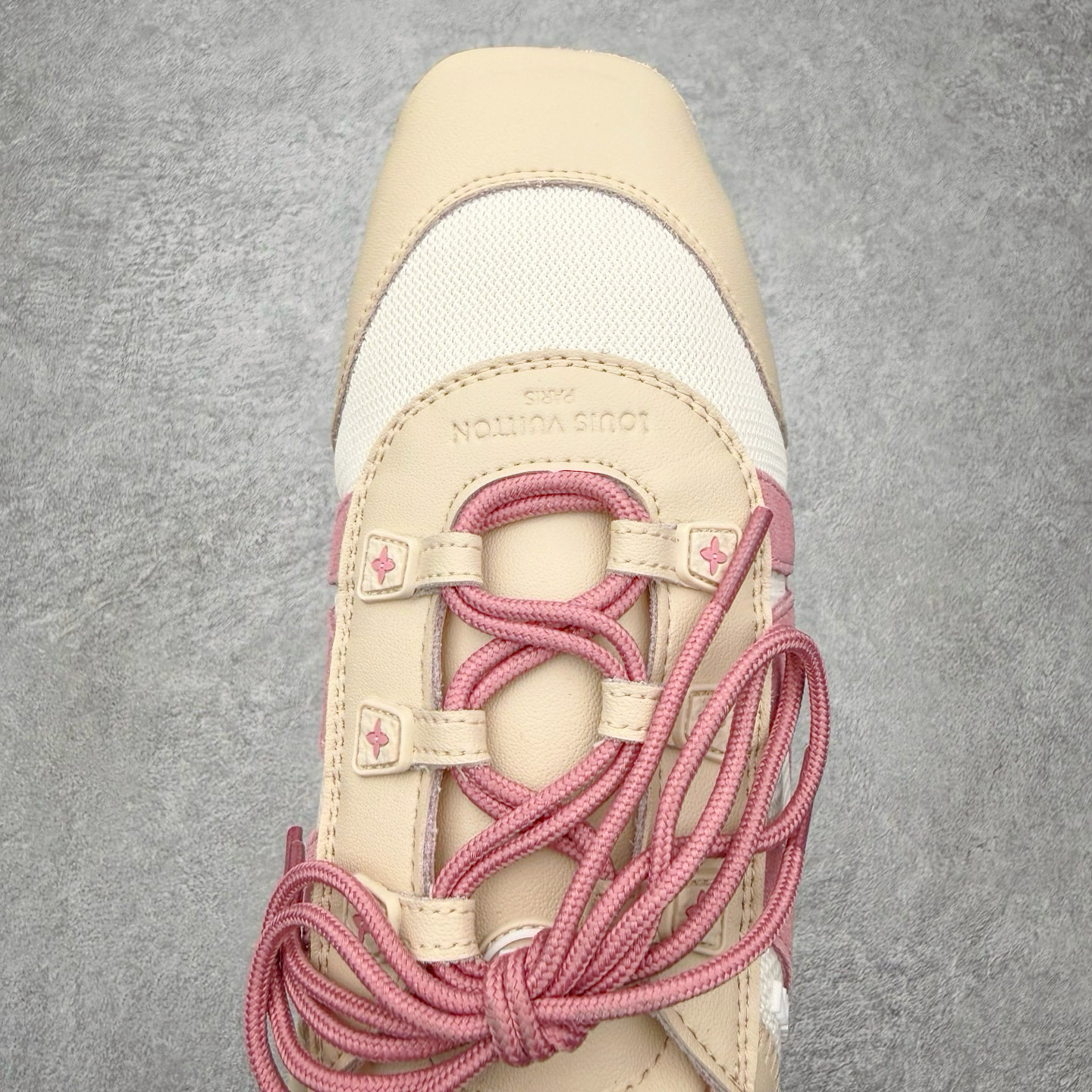 图片[4]-LOUIS VUITTON Sneakerina LV德训鞋 羊皮革 圆头系带 芭蕾风低帮生活休闲鞋 尺码：35 36 37 38 39 40-选品中心