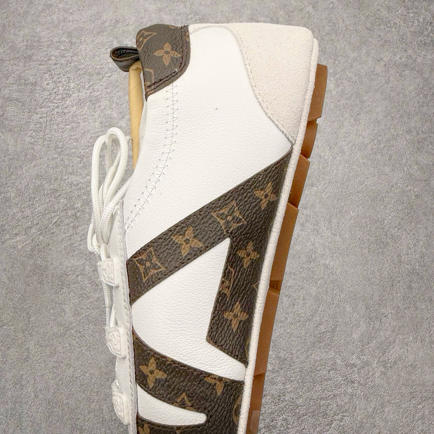 图片[7]-LOUIS VUITTON Sneakerina LV德训鞋 羊皮革 圆头系带 芭蕾风低帮生活休闲鞋 尺码：35 36 37 38 39 40-选品中心