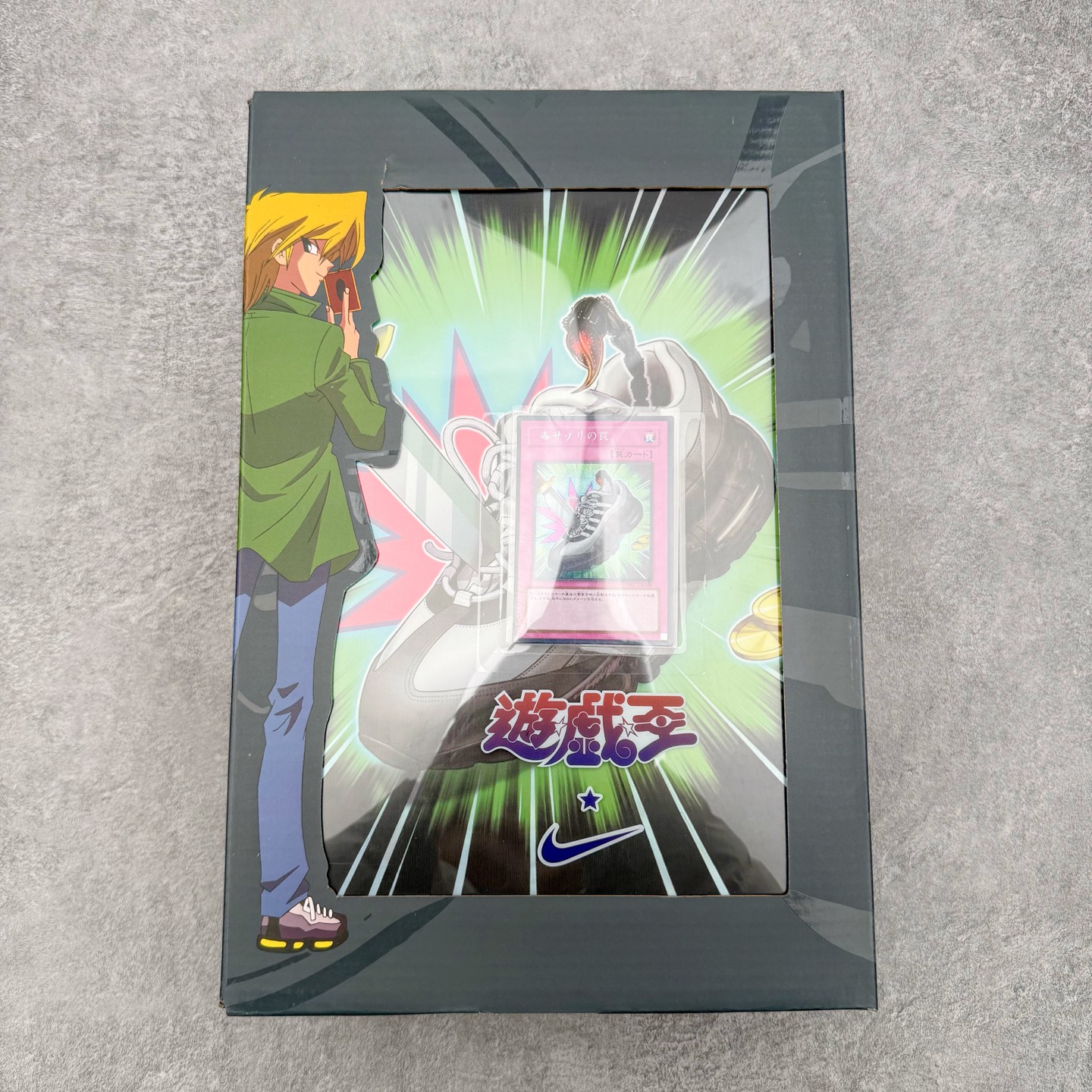 ＃KZ神版 Yu-Gi-Oh! x NK Air Muscle 95时尚舒适减震耐磨低帮休闲跑步鞋 游戏