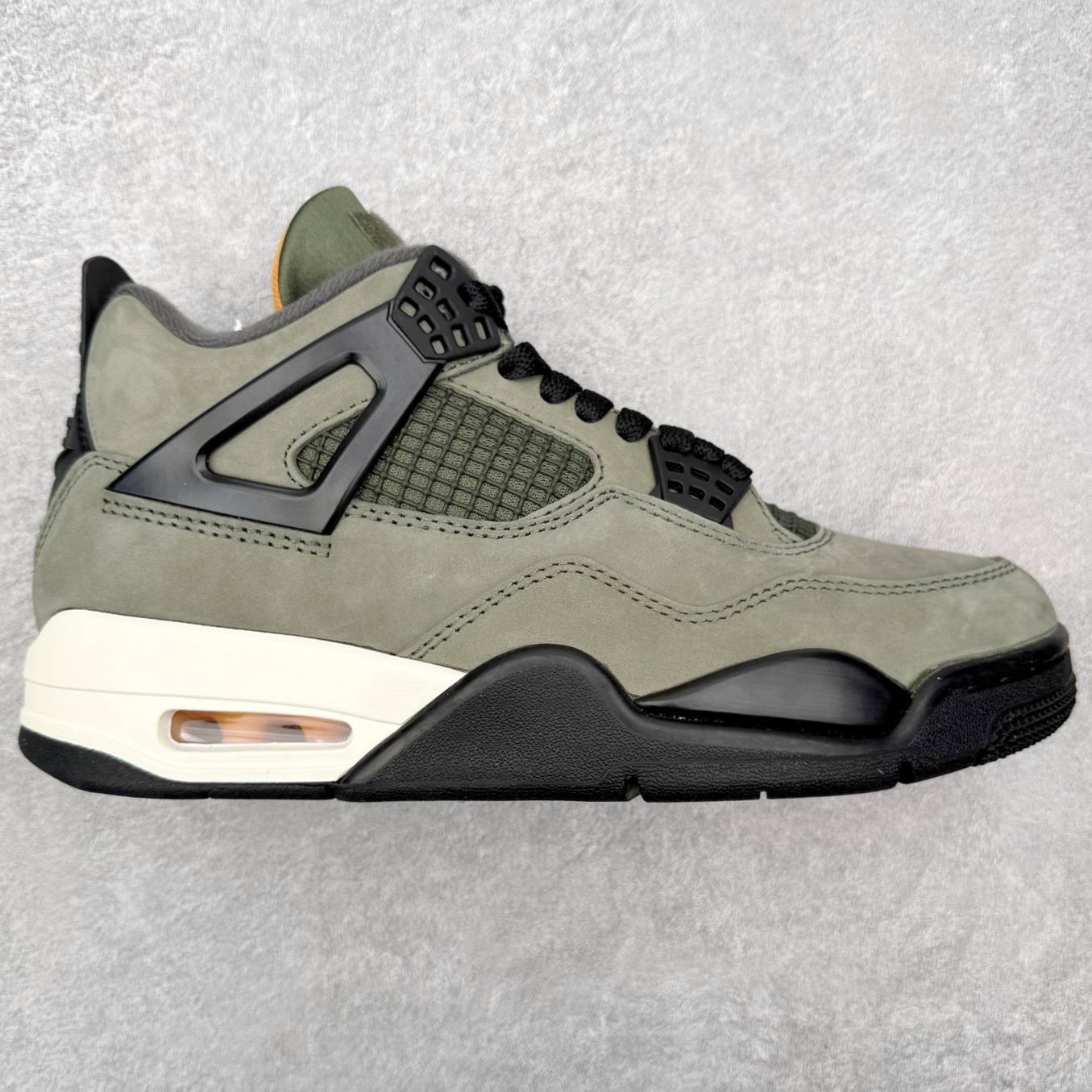 ＃DT纯原 UNDEFEATED x Air Jordan AJ4 联名军绿黑 IB1519-200 原