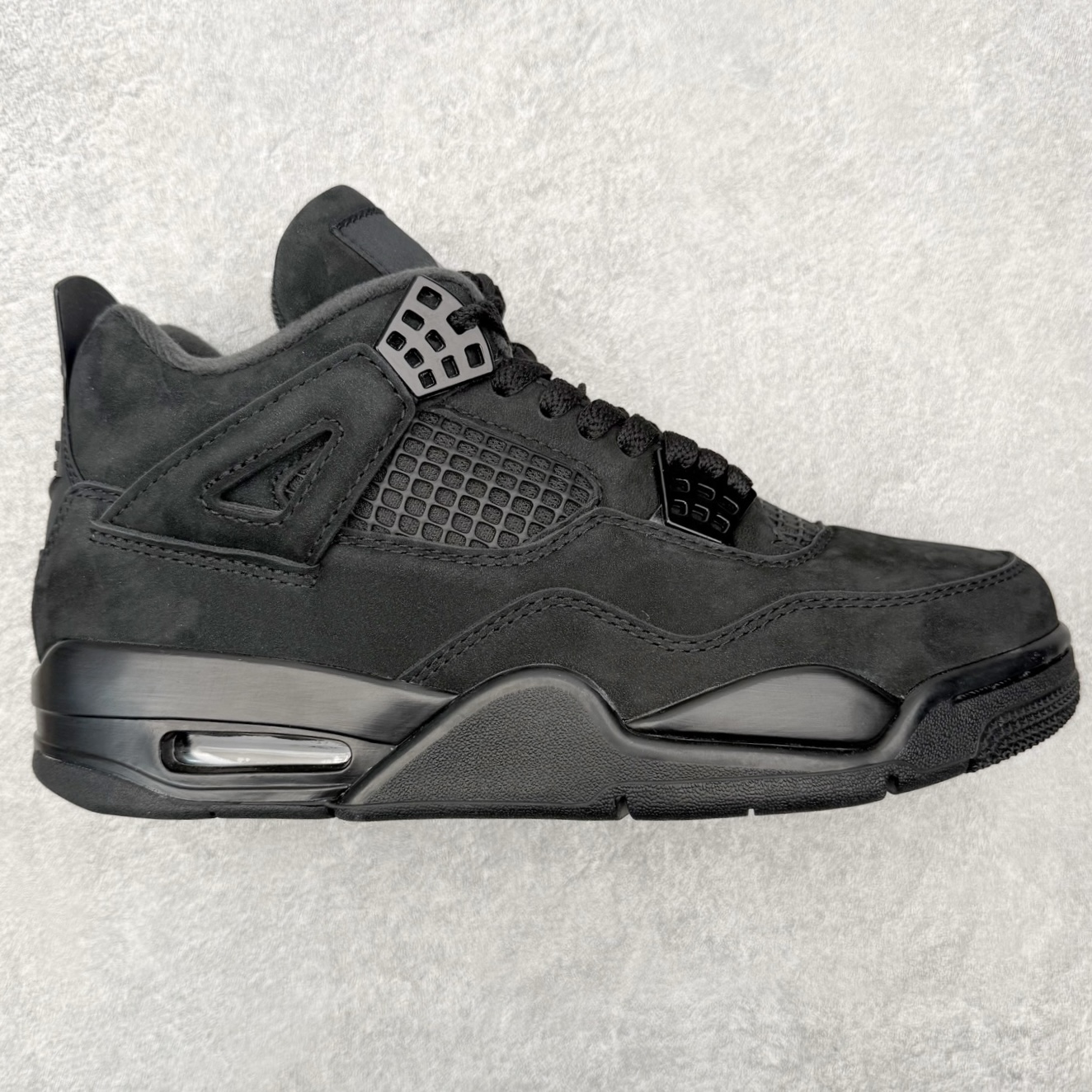 ＃DT纯原 Air Jordan AJ4 Retro 黑猫 CU1110-010 原厂头层皮料 全新升级