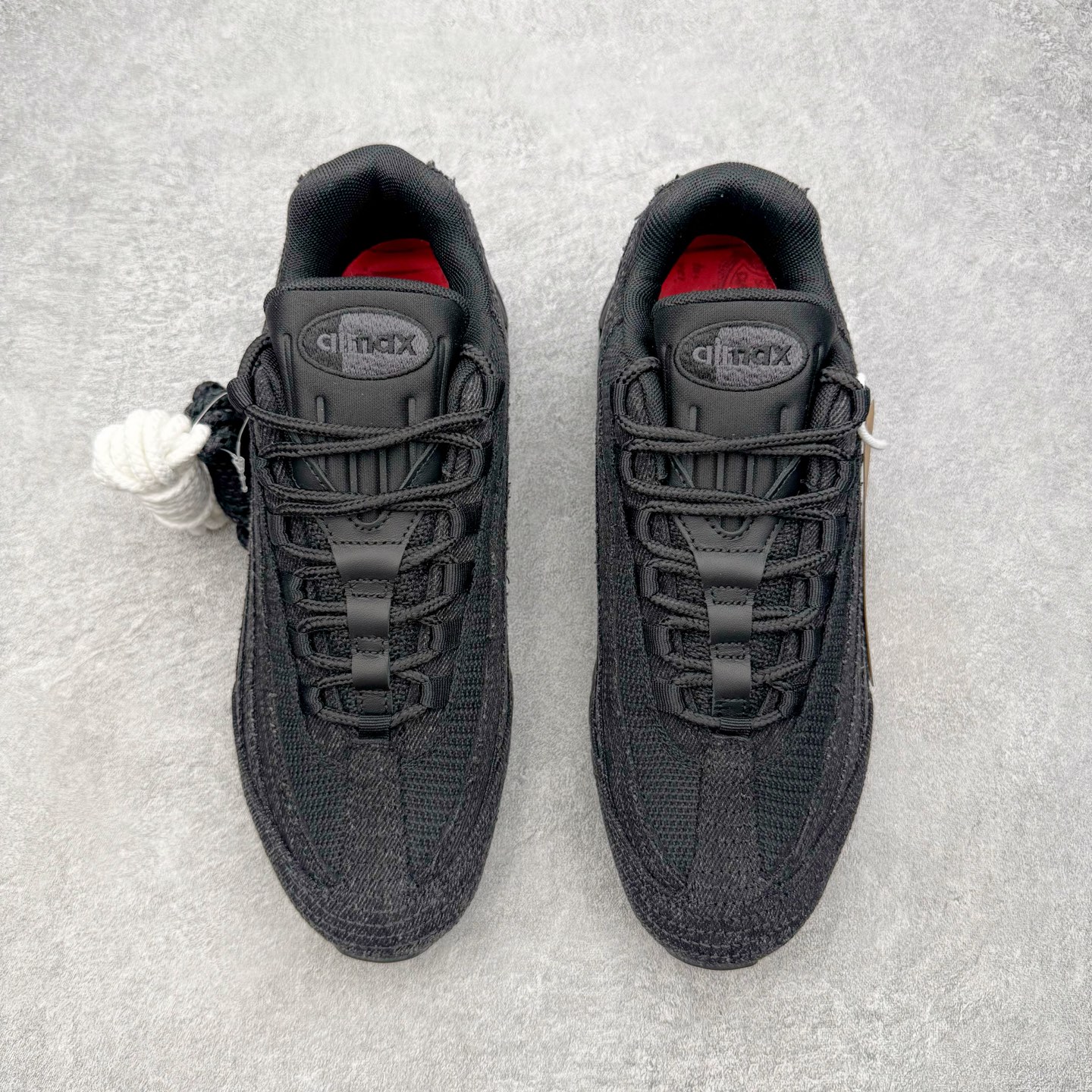 ＃KZ神版 Levi's x NK Air Max 95 舒适耐磨 低帮跑步鞋 男女同款 李维斯联名黑色