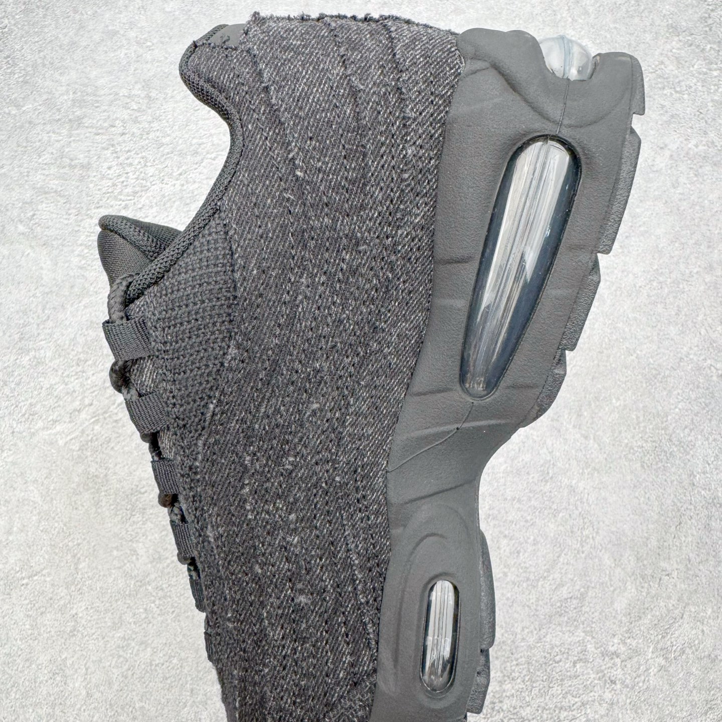 ＃KZ神版 Levi's x NK Air Max 95 舒适耐磨 低帮跑步鞋 男女同款 李维斯联名黑色