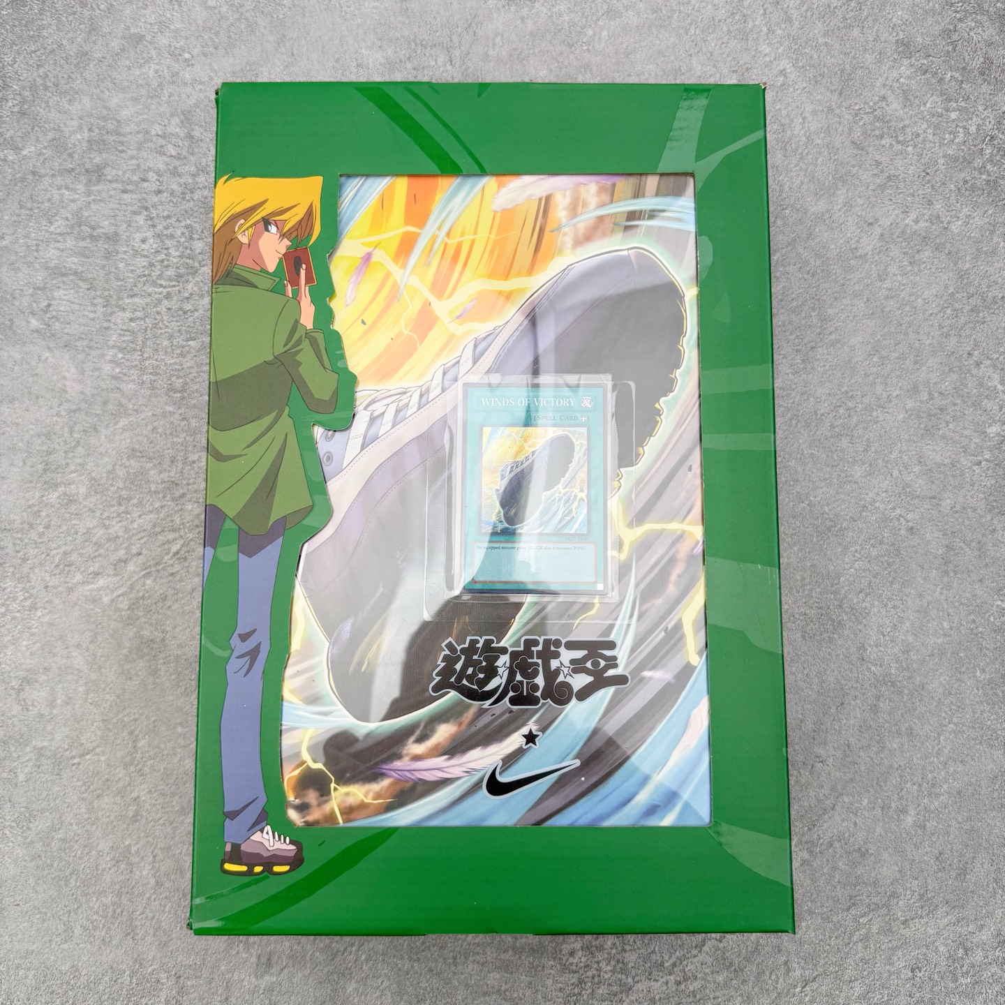＃KZ神版 Yu-Gi-Oh! x NK Air Muscle 95时尚舒适减震耐磨低帮休闲跑步鞋 游戏