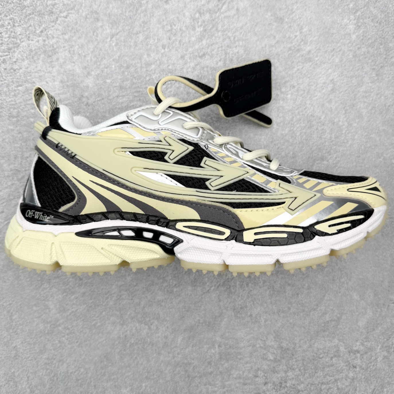 ＃KX Off-White 2024年OW最新款跑鞋 #百分百原盒正确版 原楦原纸板数据开发 4层分离大